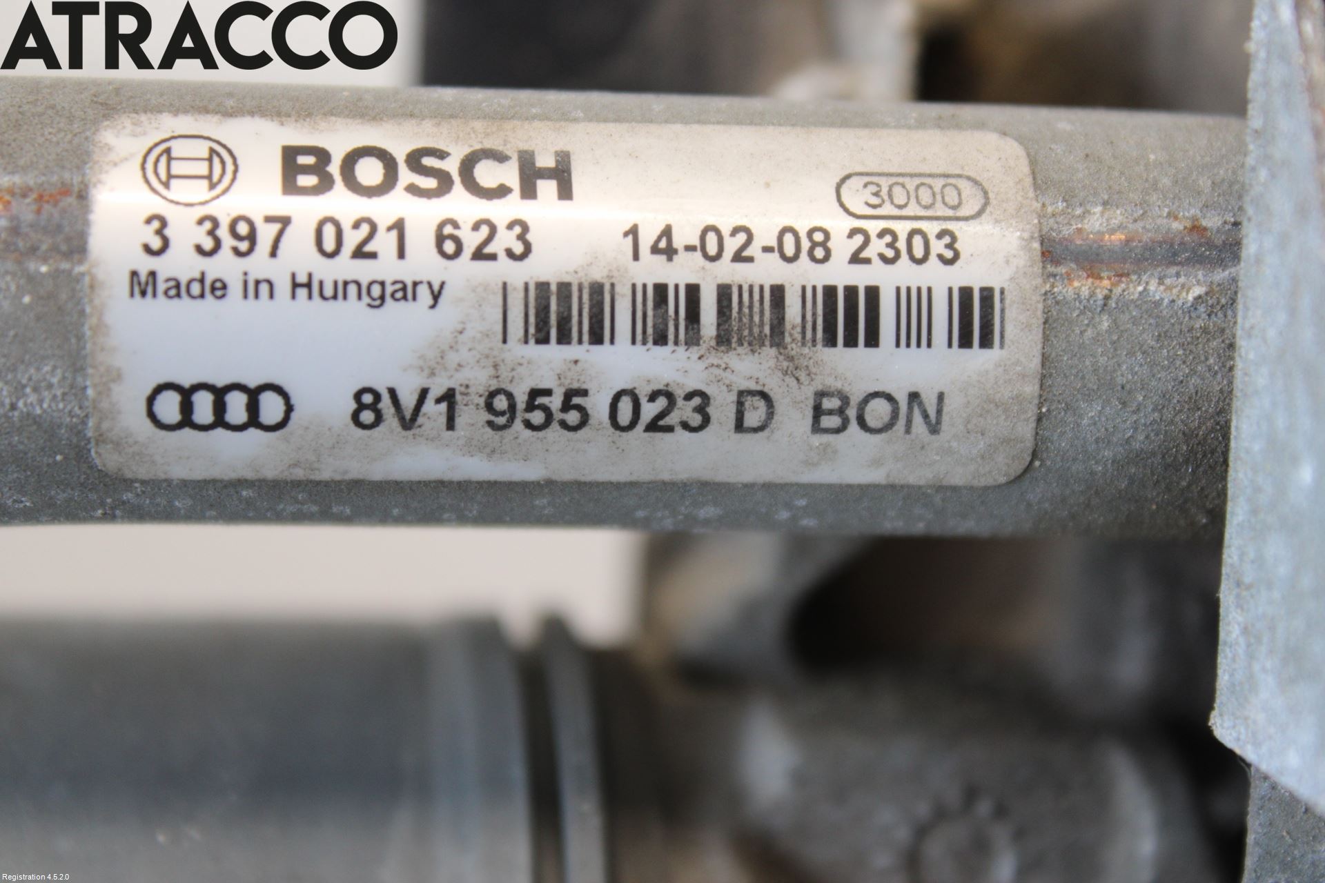 Audi A3/S3 05-13 Viskermotor Frontrute