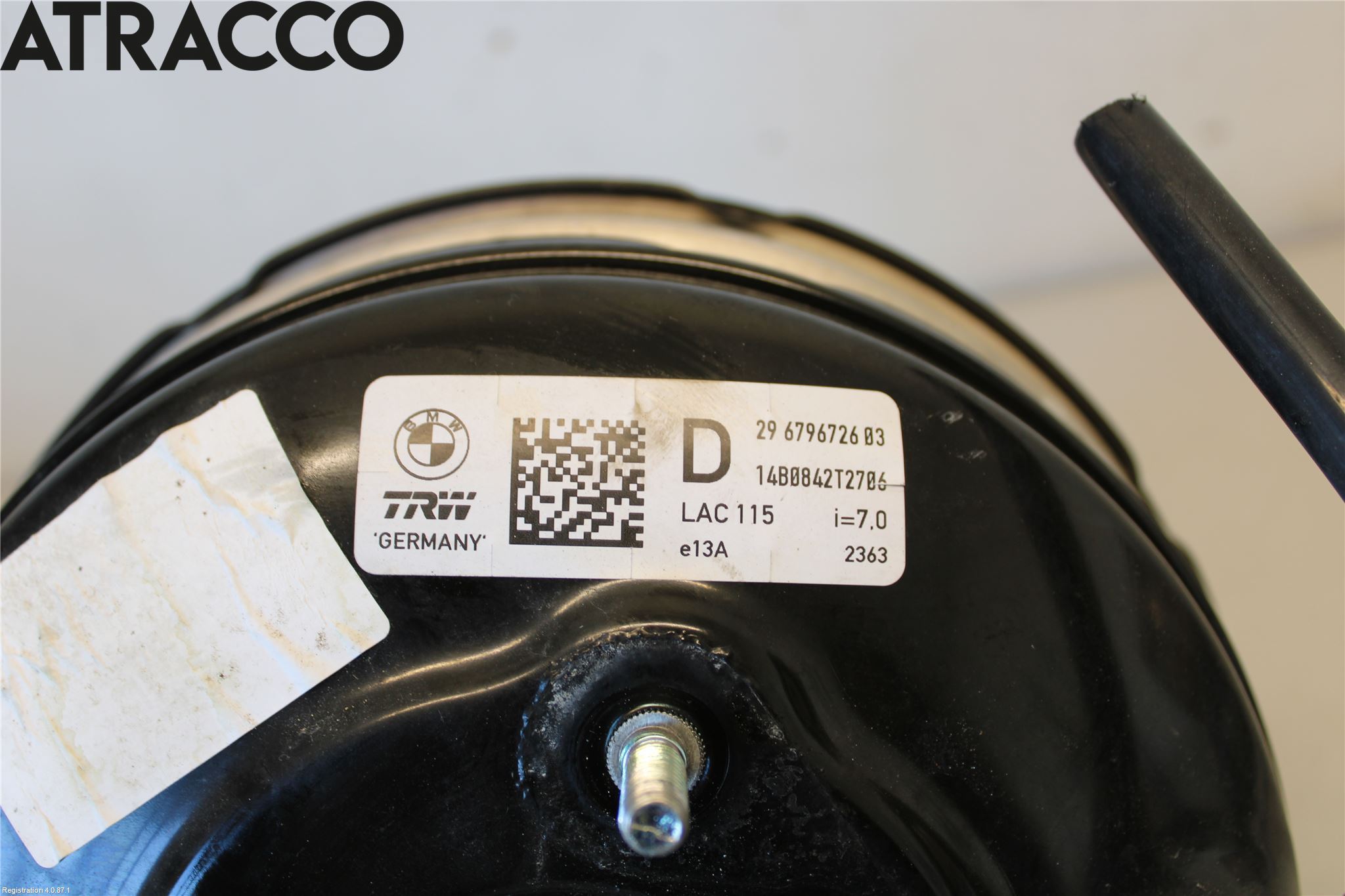 BMW 5 F10/F11/F18 09-17 Bremseservo