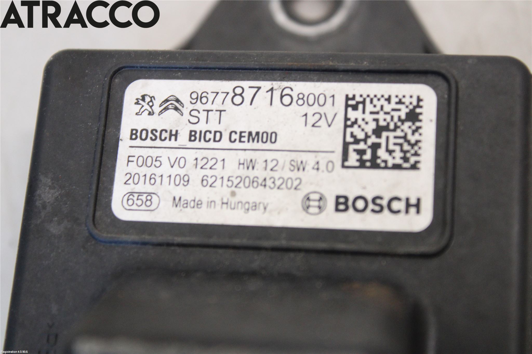 Citroen BERLINGO 08-18 Rele Start