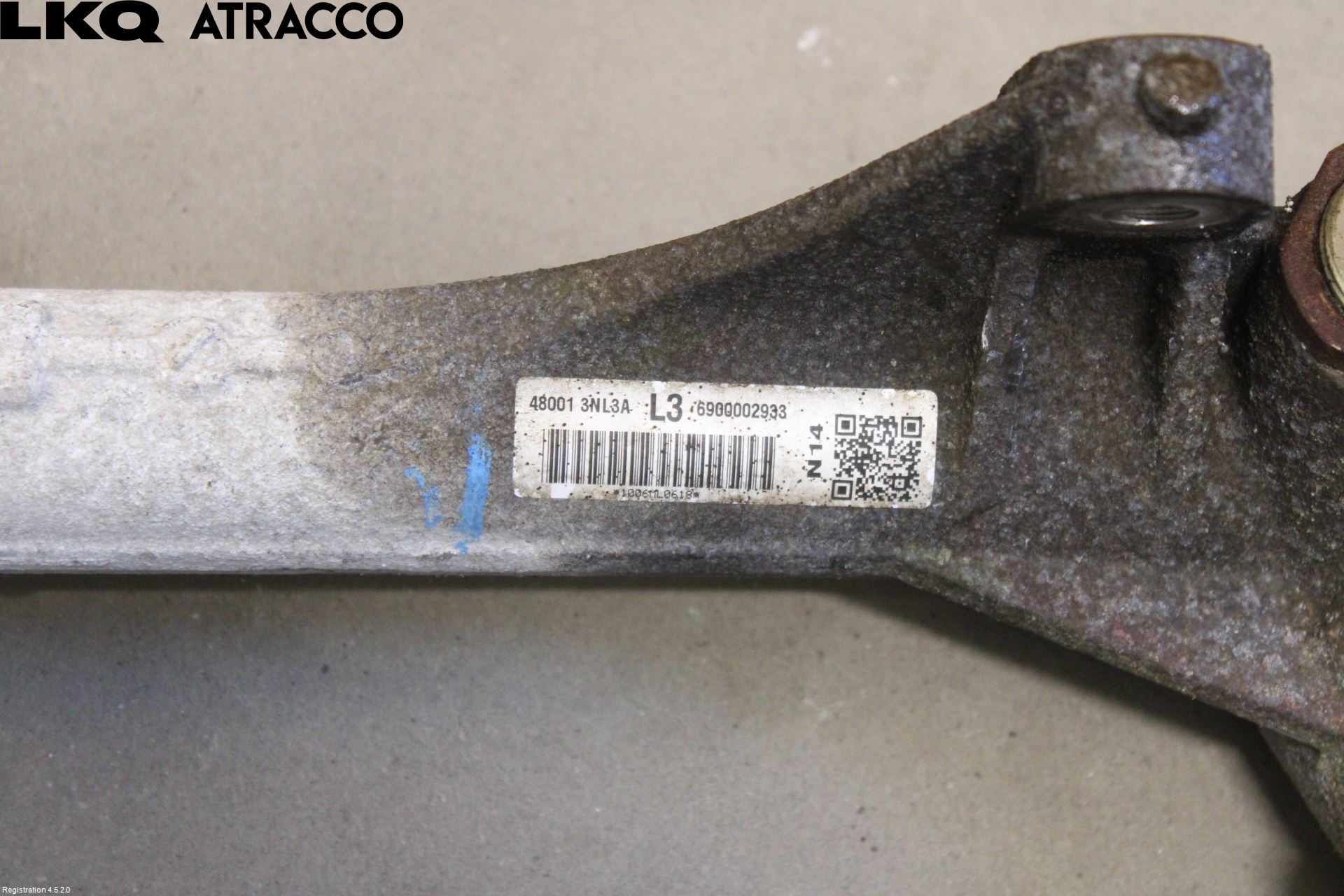 Nissan LEAF 11-17 Servo Snekke - Tannstang