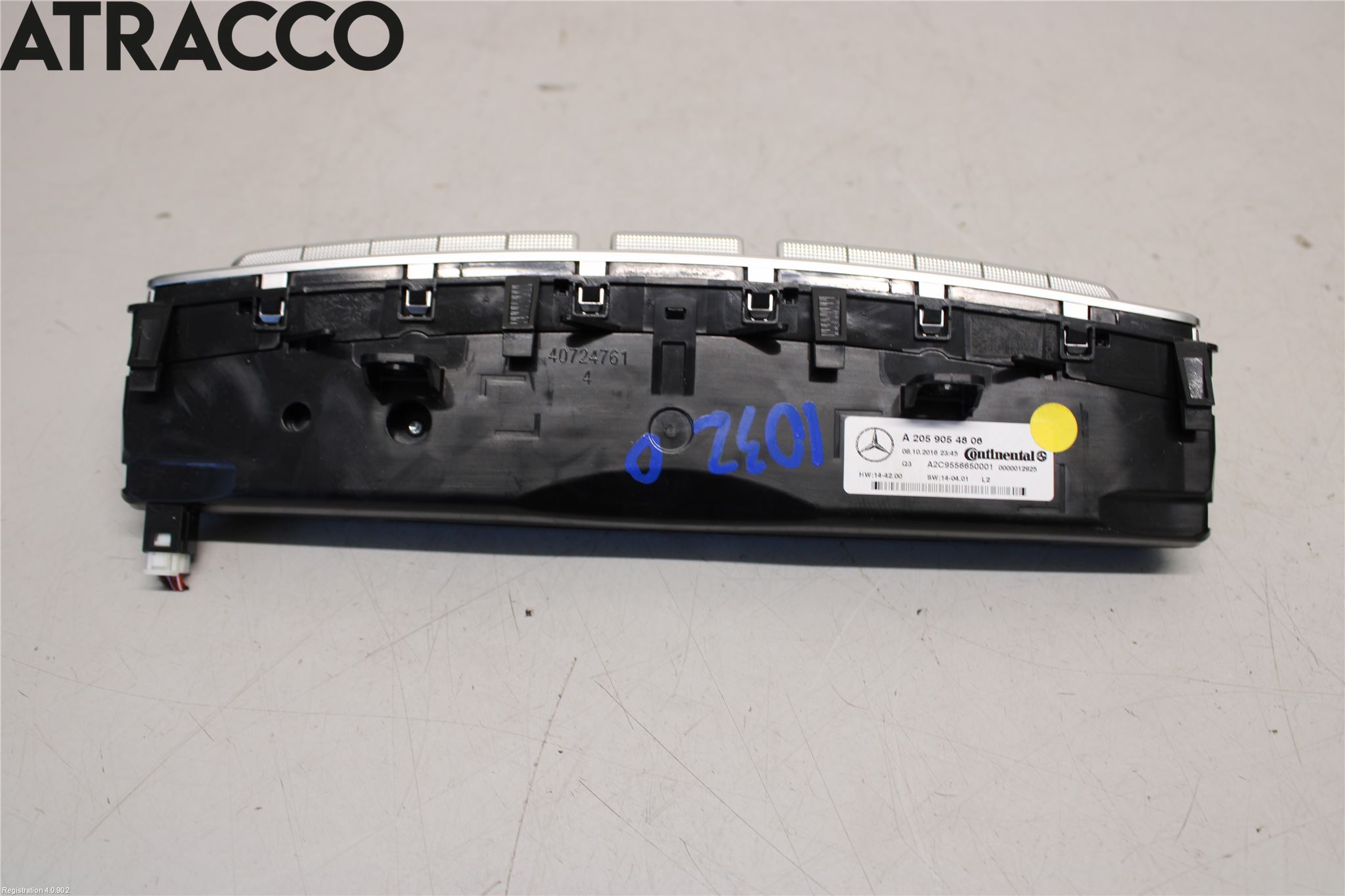Mercedes-Benz MB GLC-KLASS (X253/C253) 15-22 Varme Ac Betjening-Display