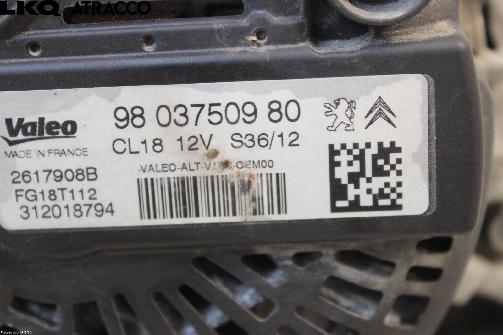Peugeot 508 11-18 Dynamo
