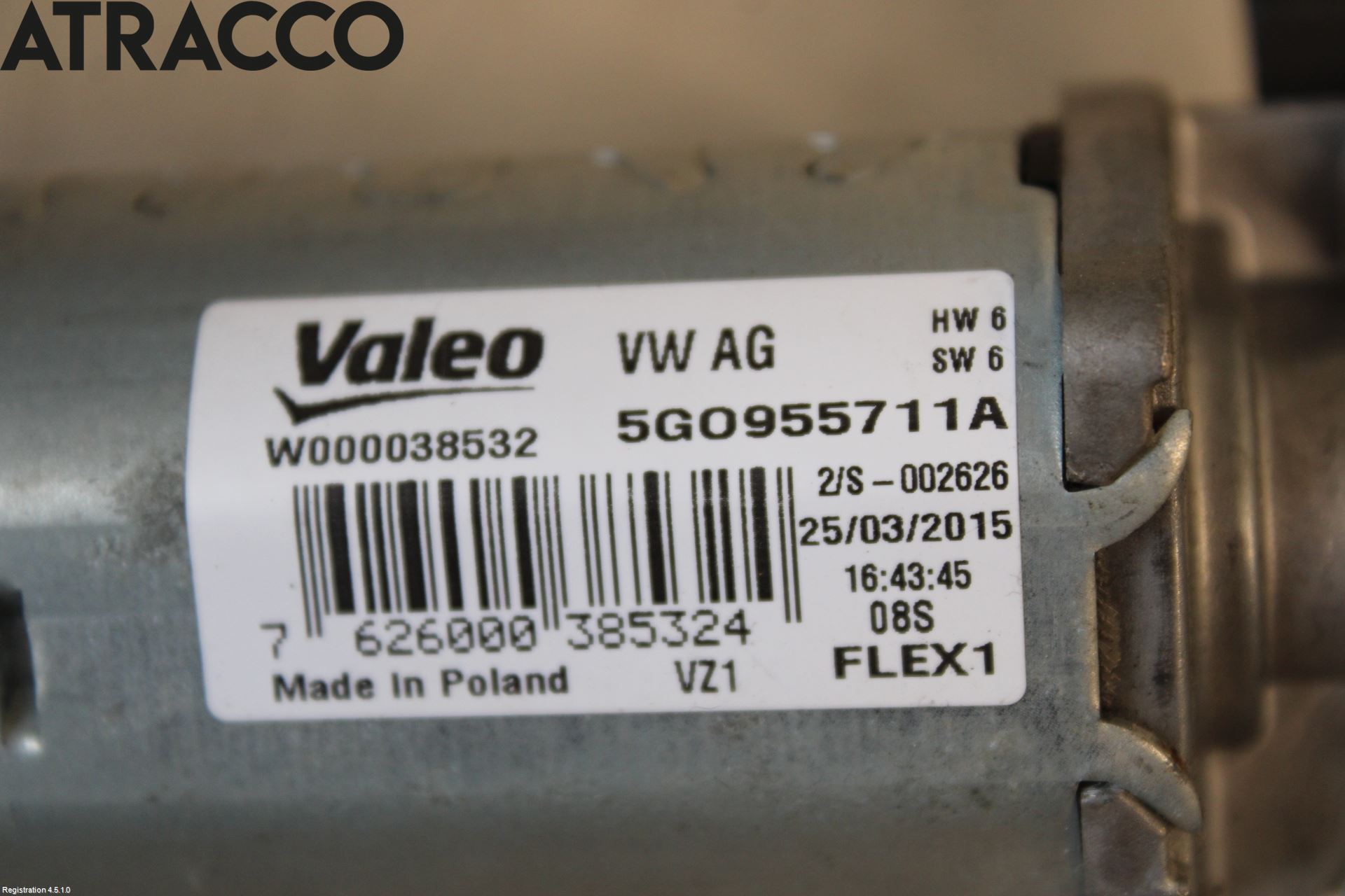 Volkswagen VW GOLF / E-GOLF VII 13-20 Viskermotor Bakluke