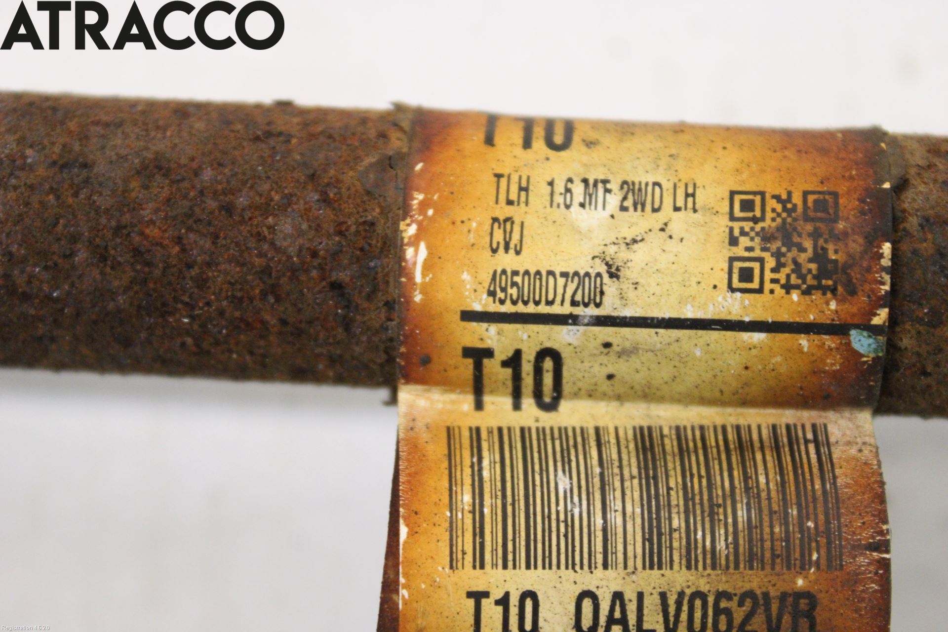 Kia SPORTAGE (QL) 16-21 Drivaksel Foran Kompl Venstre