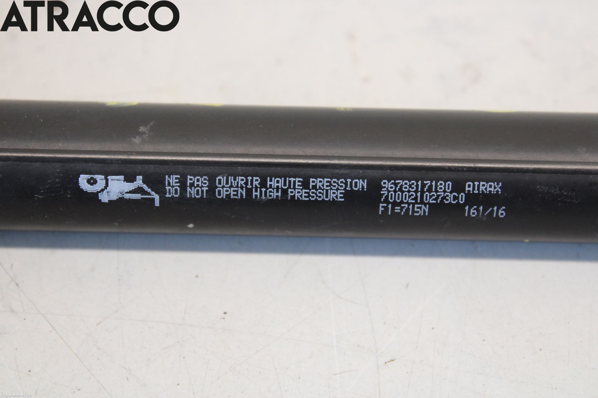 Peugeot 2008 13-20 Bakluke Demper-Gassfjær