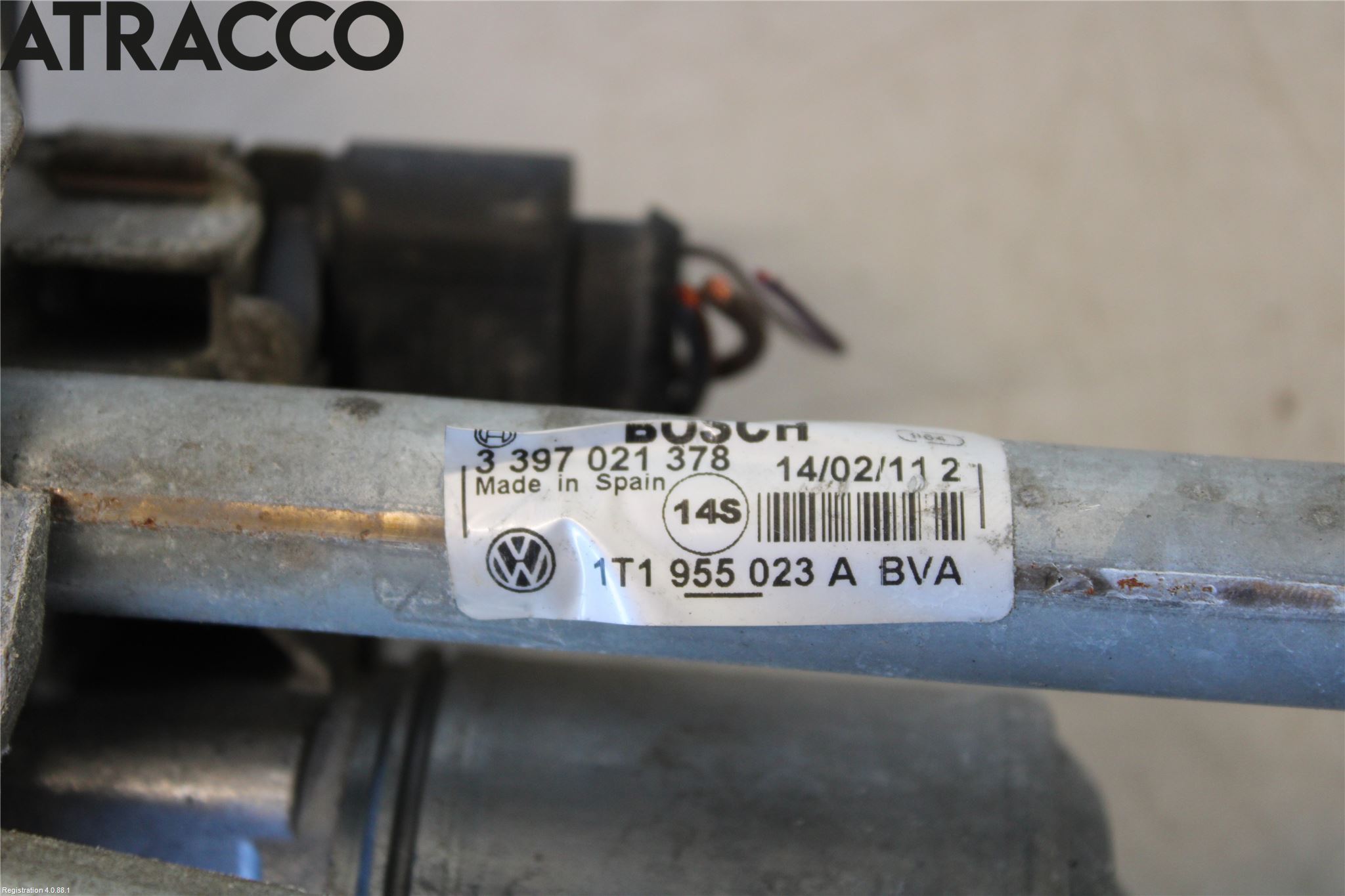 Volkswagen VW CADDY 11-15 Viskermotor Frontrute