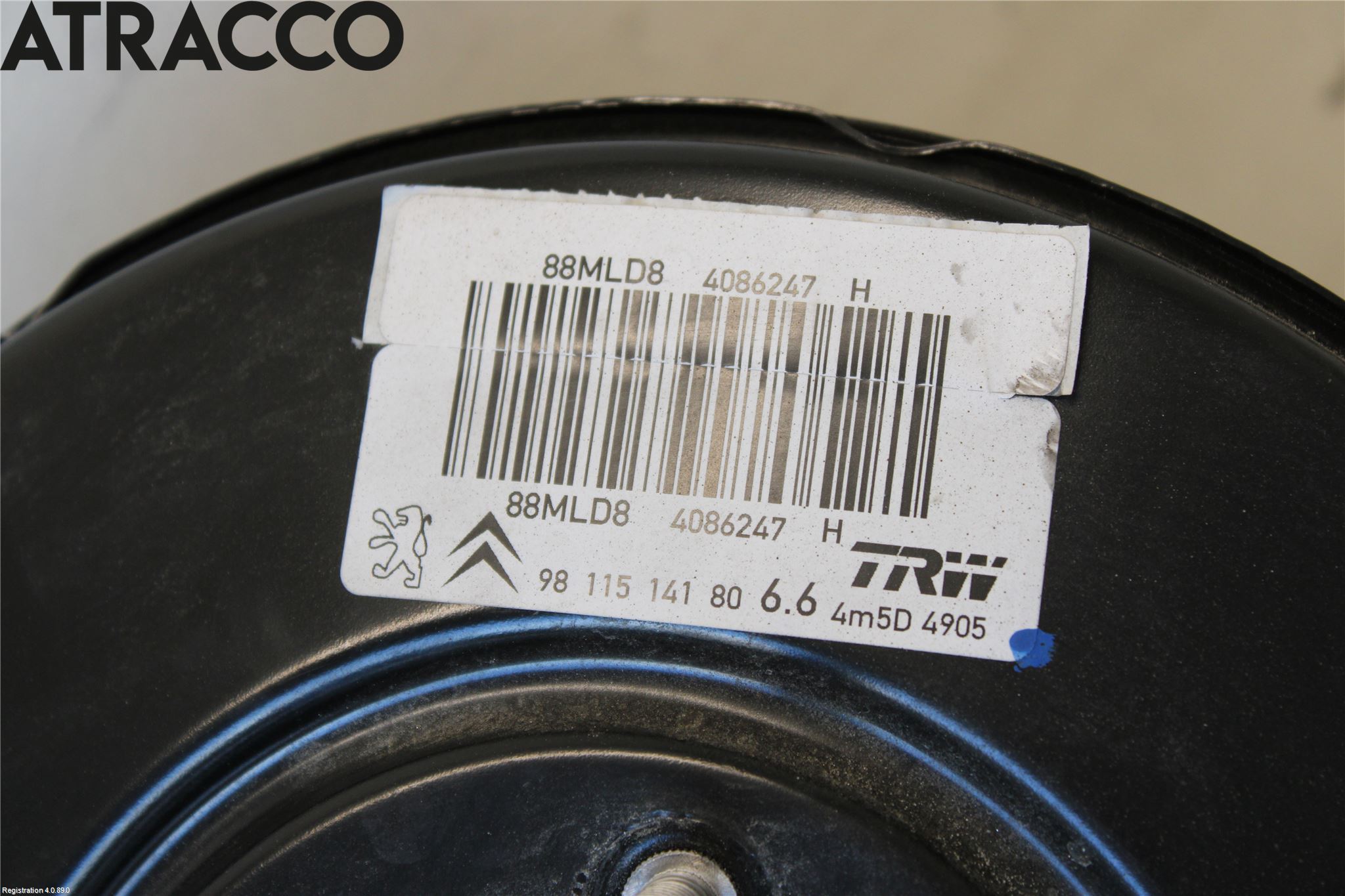 Peugeot 2008 13-20 Bremseservo