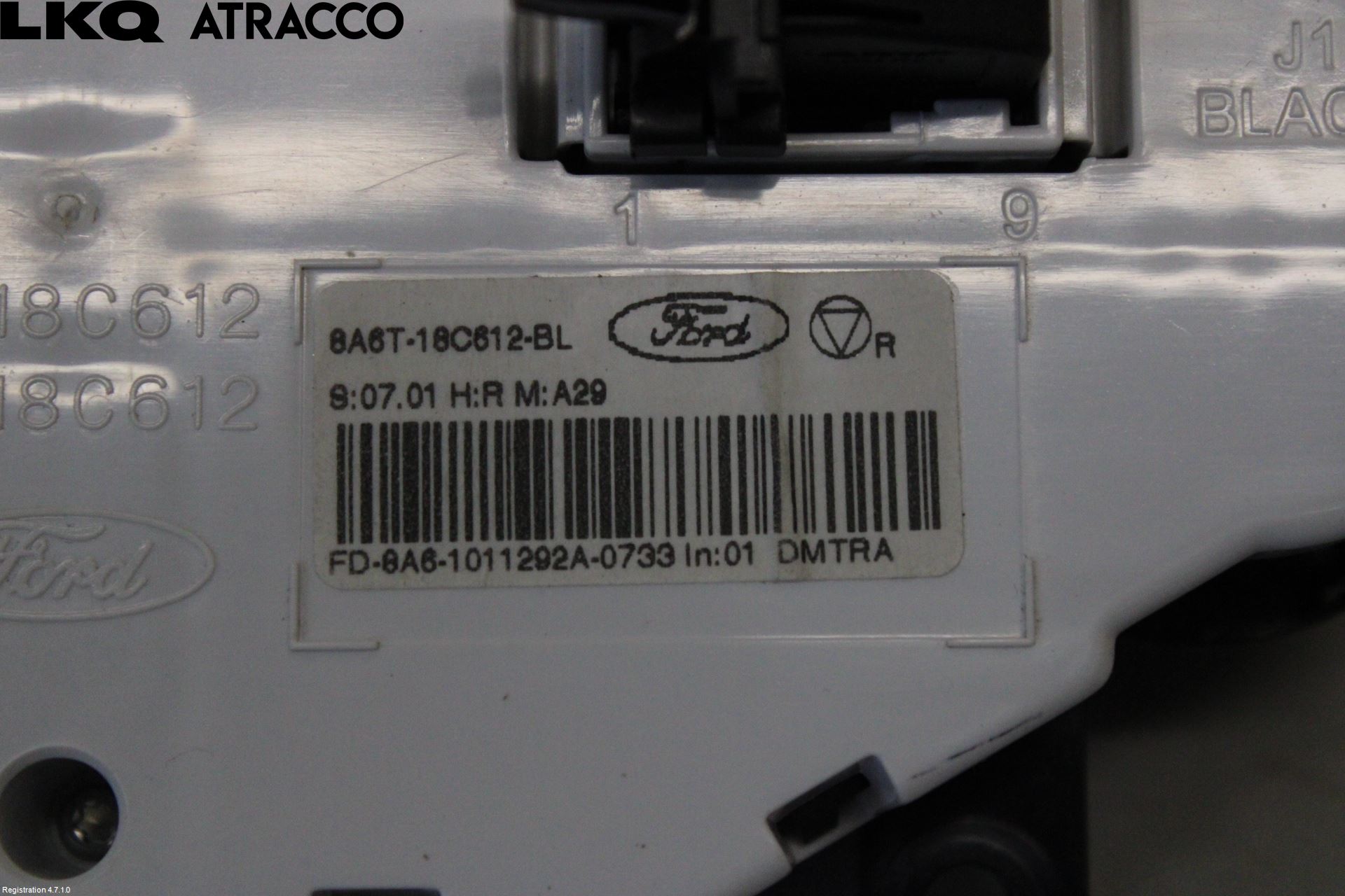 Ford FIESTA 09-12 Varme Ac Betjening-Display