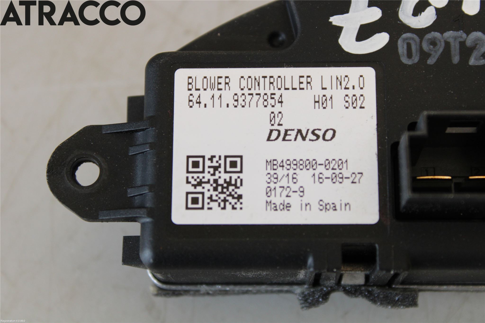 BMW i3 I01 13-22 Varmeapparat Viftemotstand