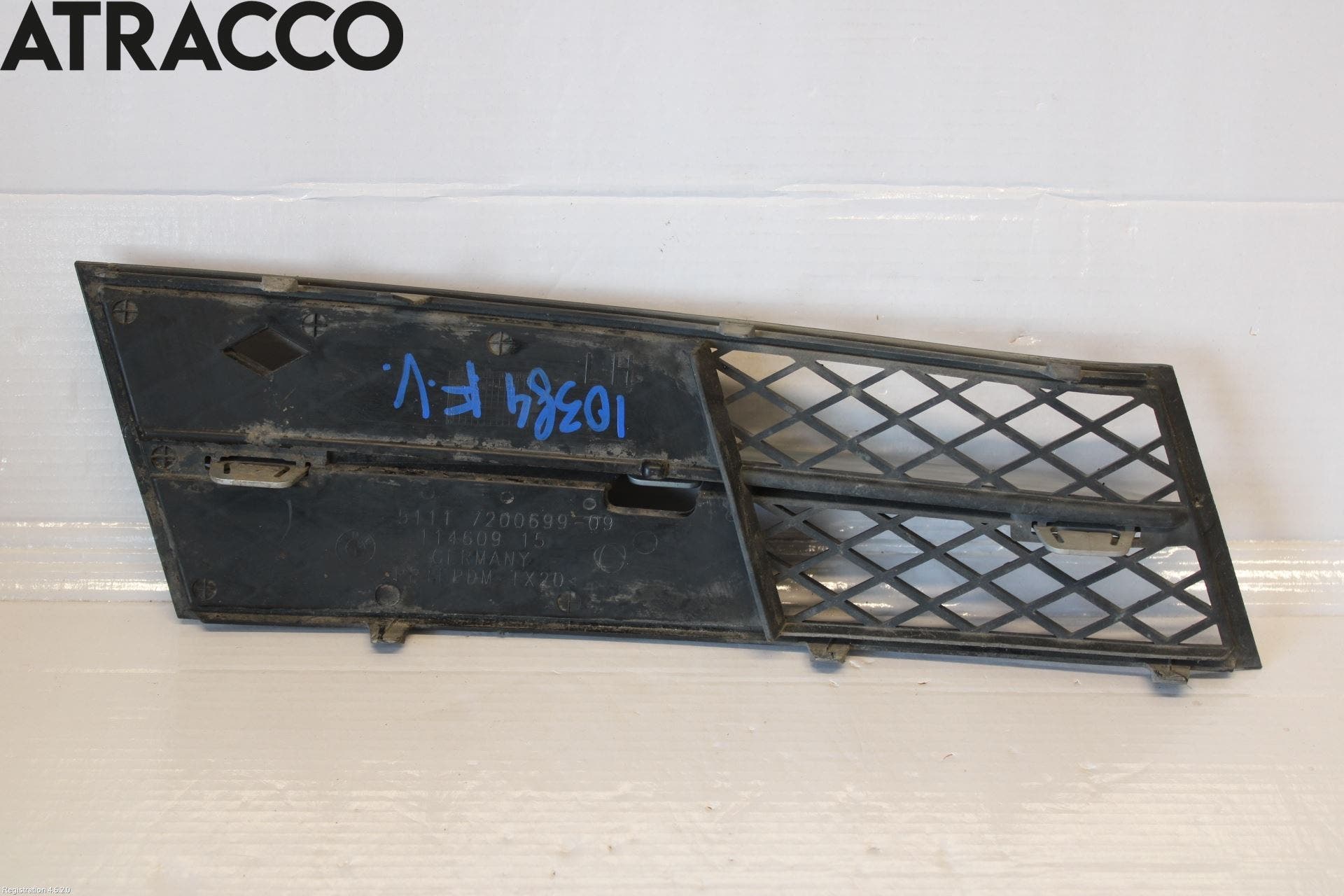 BMW 5 F10/F11/F18 09-17 Grilldel Venstre