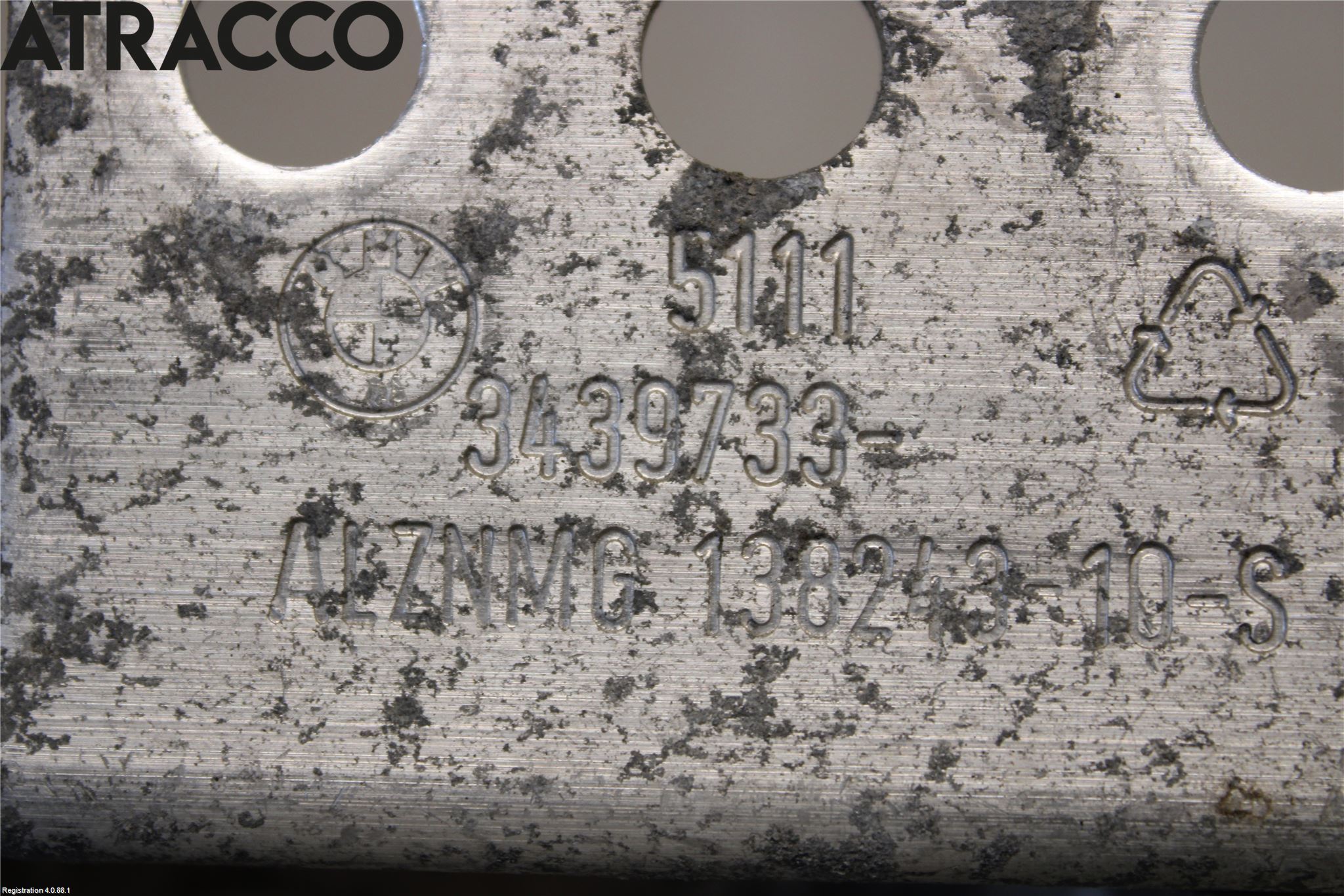 BMW X3 E83     03-10 Støtfanger Foran Feste