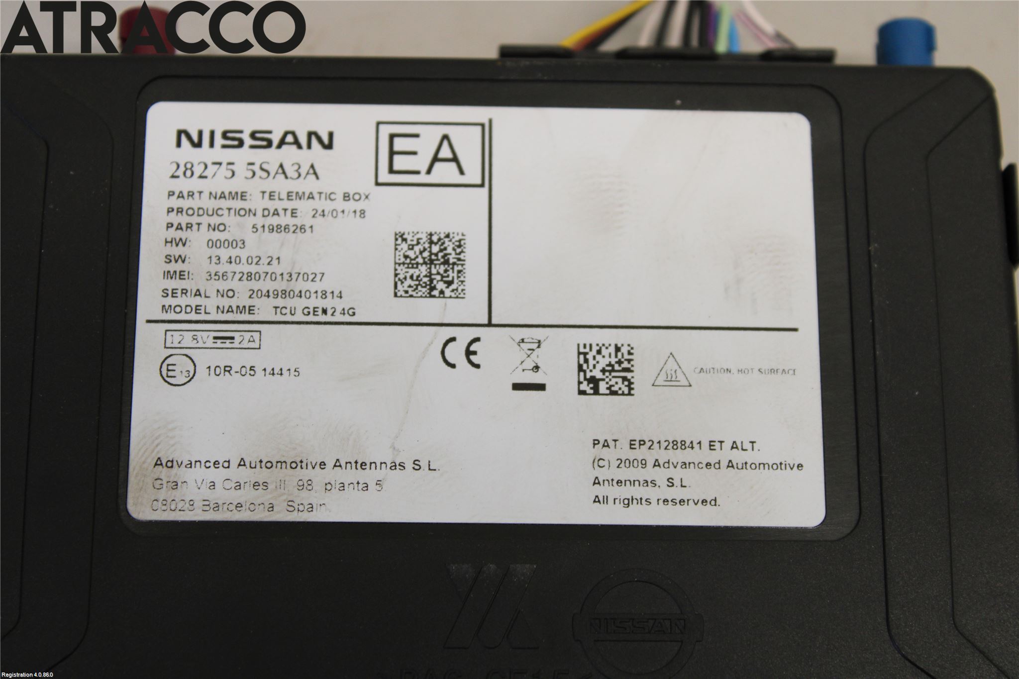 Nissan LEAF 18- Styreenhet Øvrig