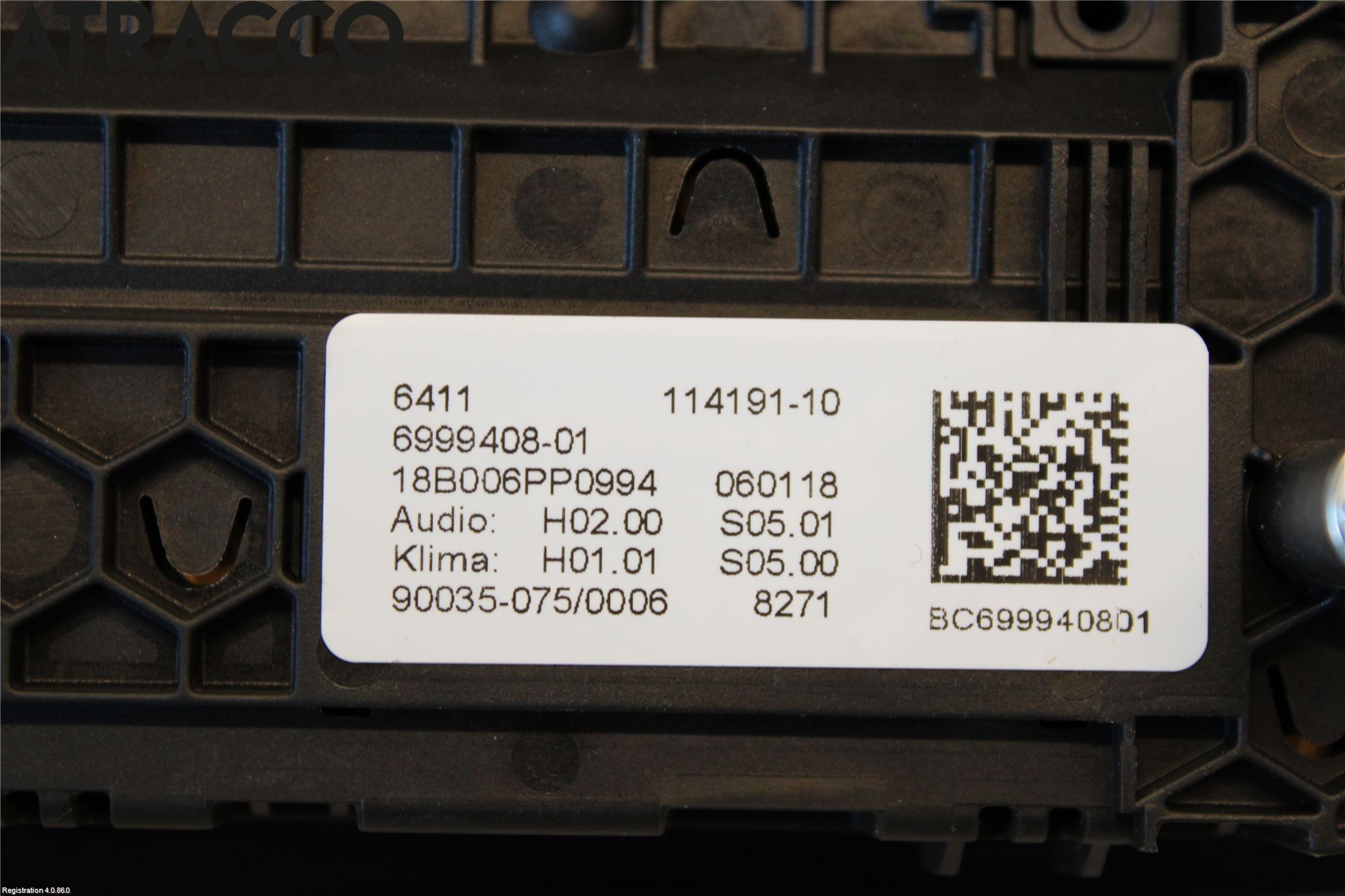 BMW 5 G30/G31/F90 17-23 Varme Ac Betjening-Display