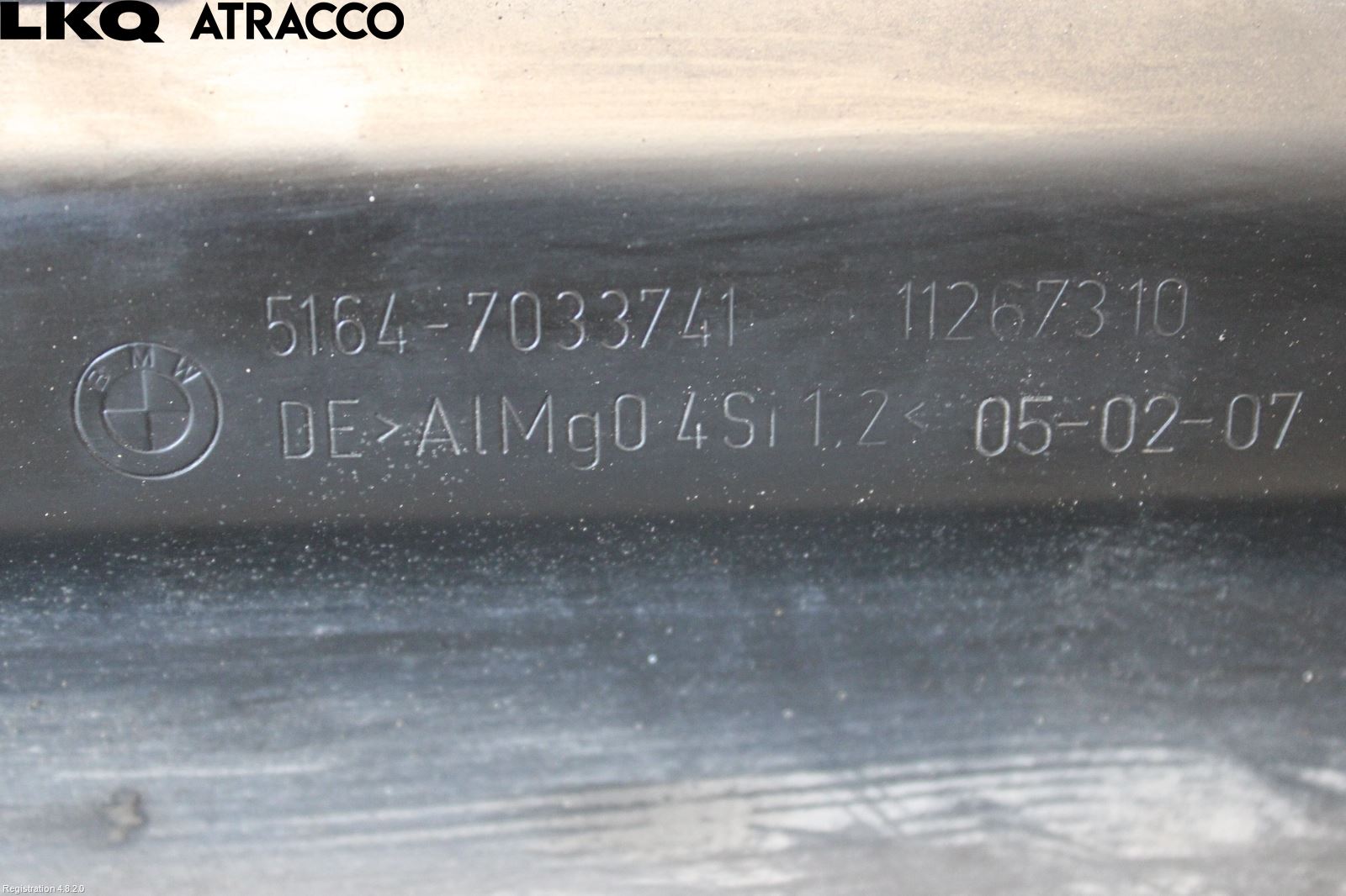 BMW 5 E60/61 Sed/Tou 02-10 Panserlåsplate-Bjelke