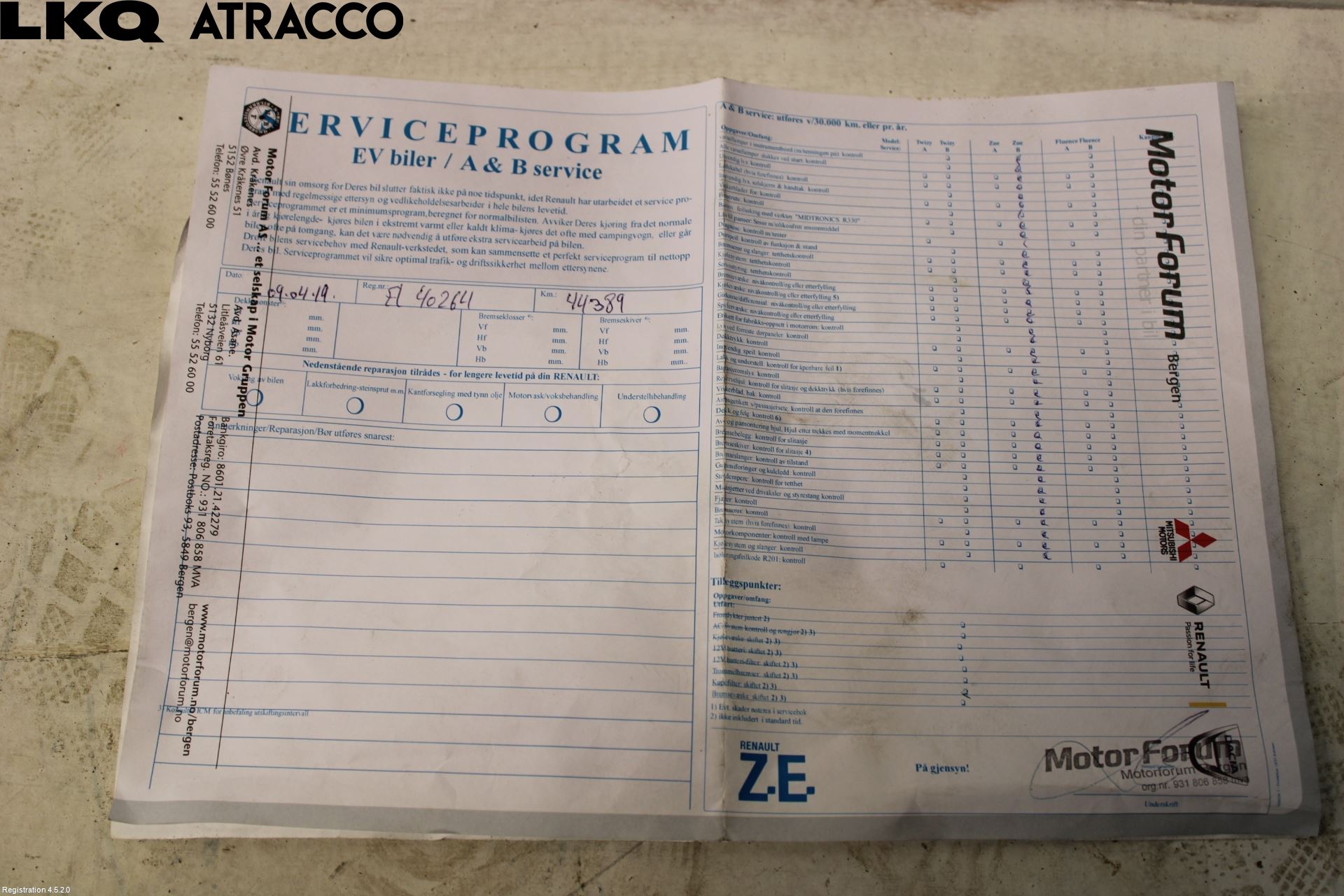 Renault ZOE/E-TECH 13- Motor Elektrisk Fram