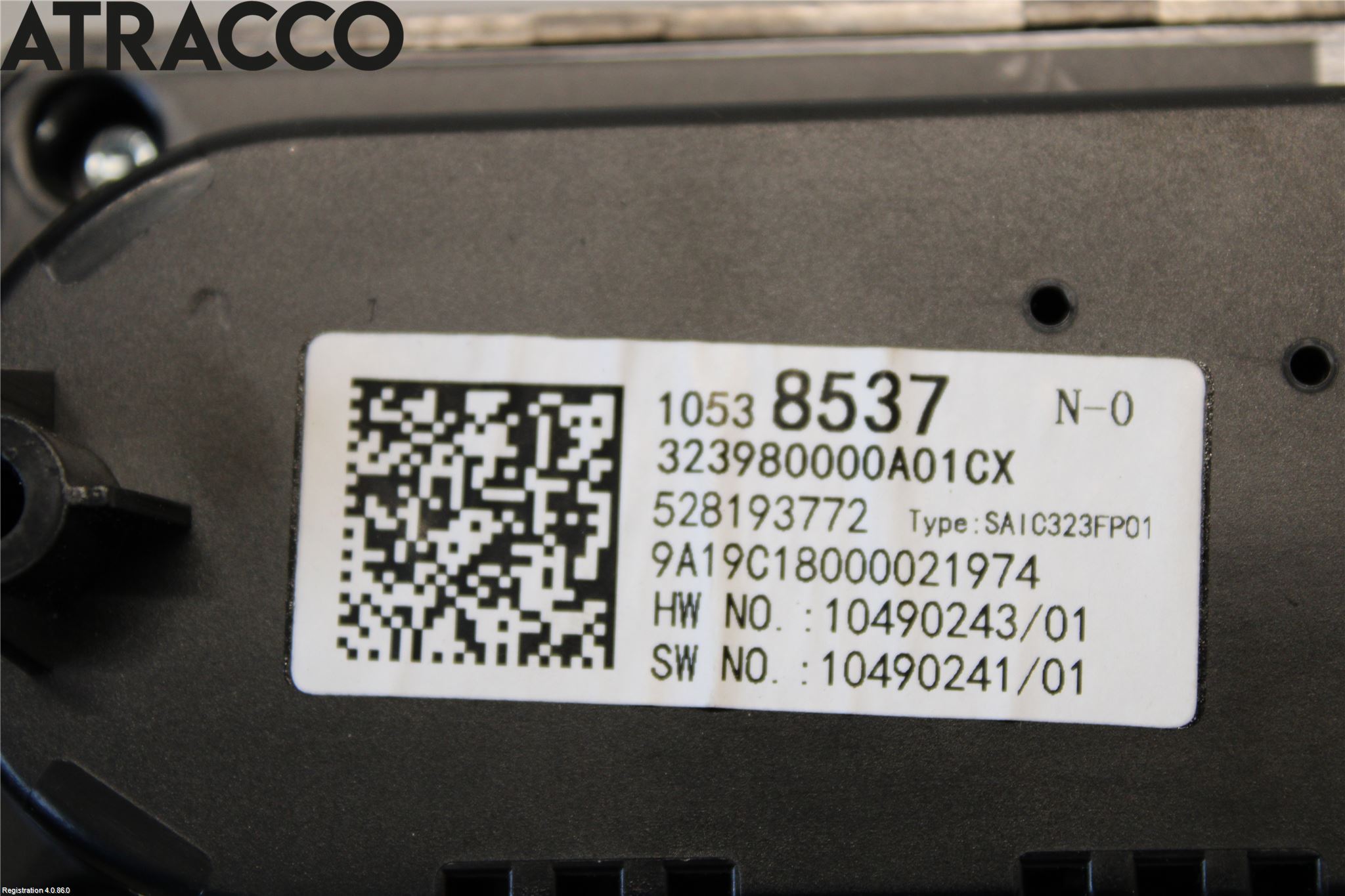 MG ZS EV 20- Varme Ac Betjening-Display