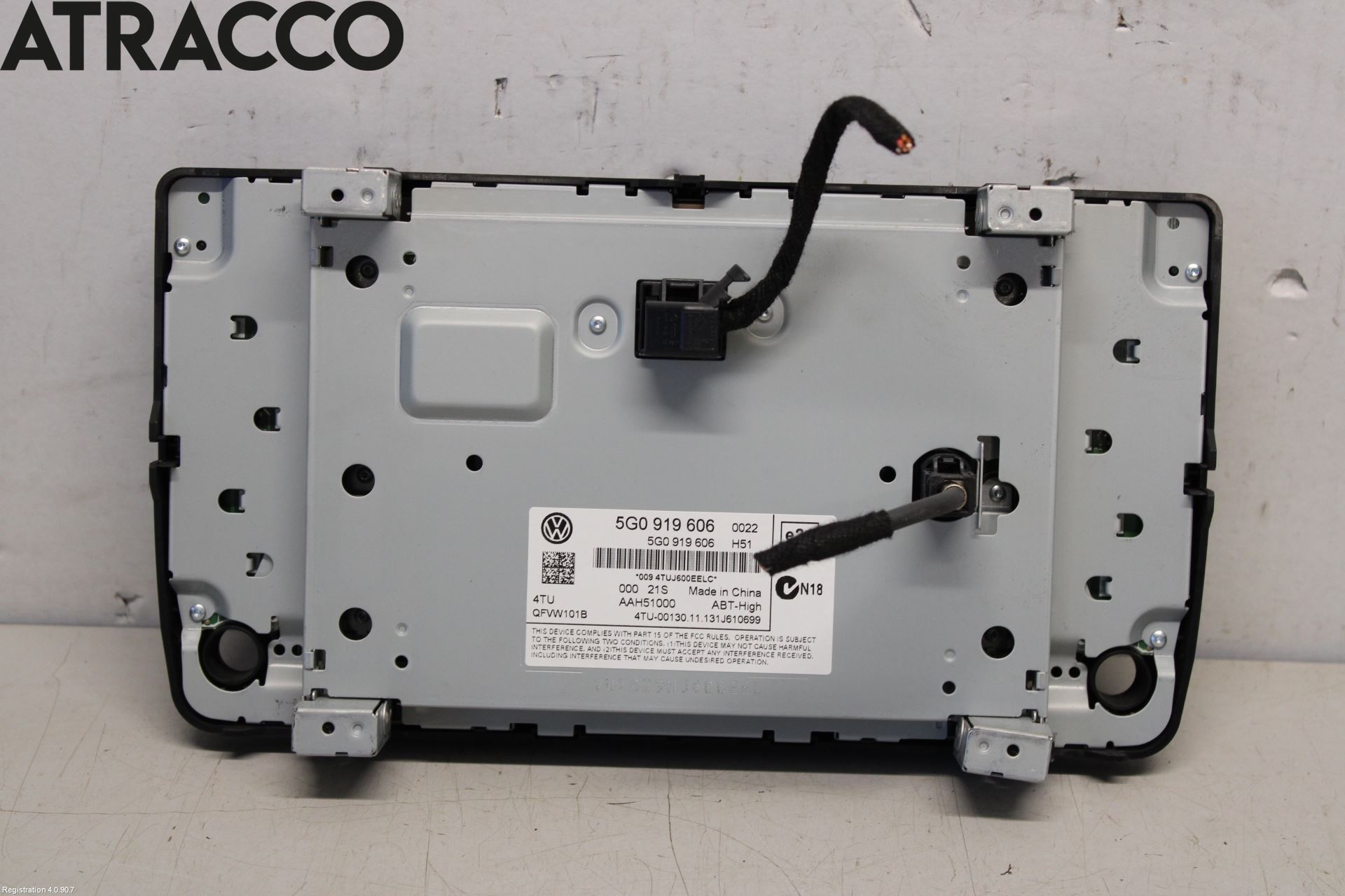 Volkswagen VW GOLF / E-GOLF VII 13-20 Multifunktionsdisplay