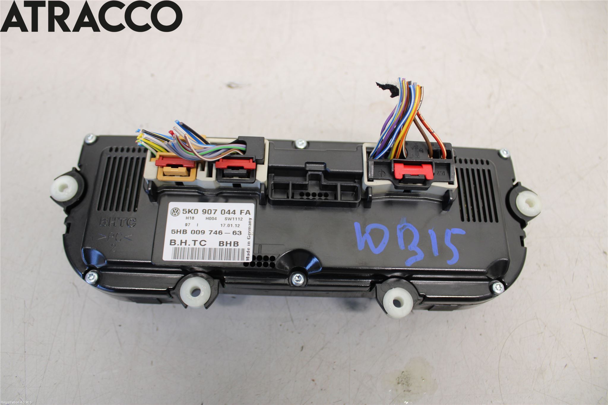 Volkswagen VW CADDY      04-10 Varme Ac Betjening-Display