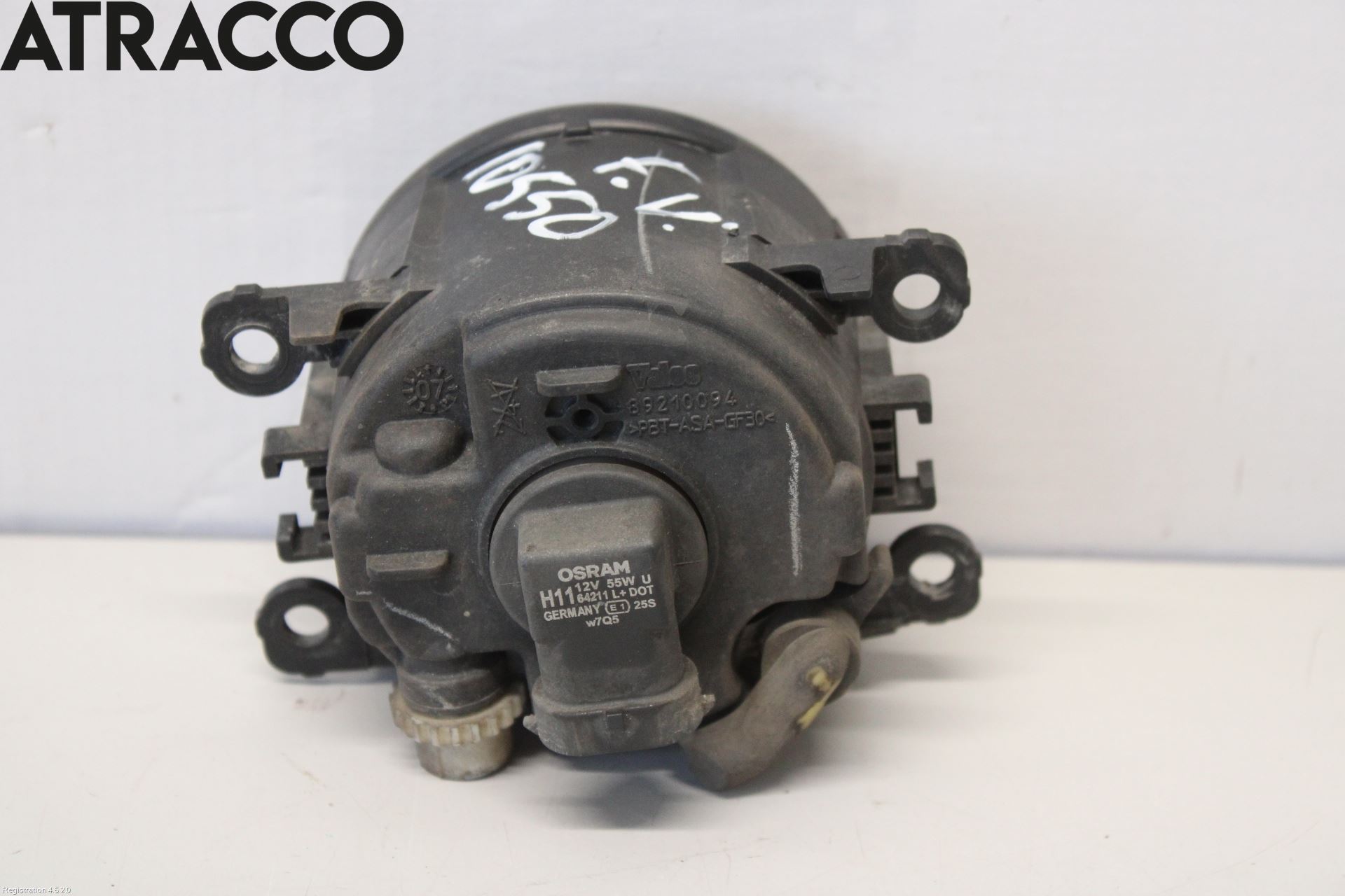 Peugeot 207 Frontlykt-Kurve-Tåkelys