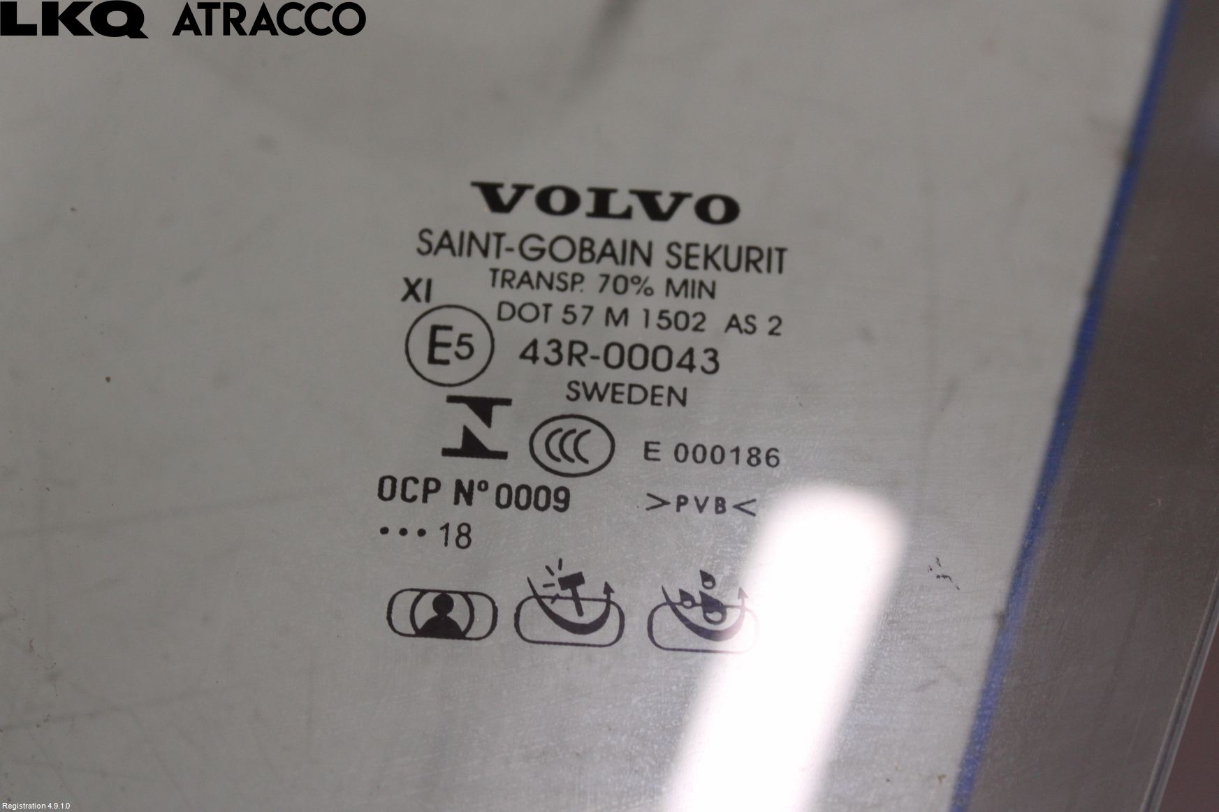 Volvo V60 14-18 Dørrute Foran Venstre 4 Dørs