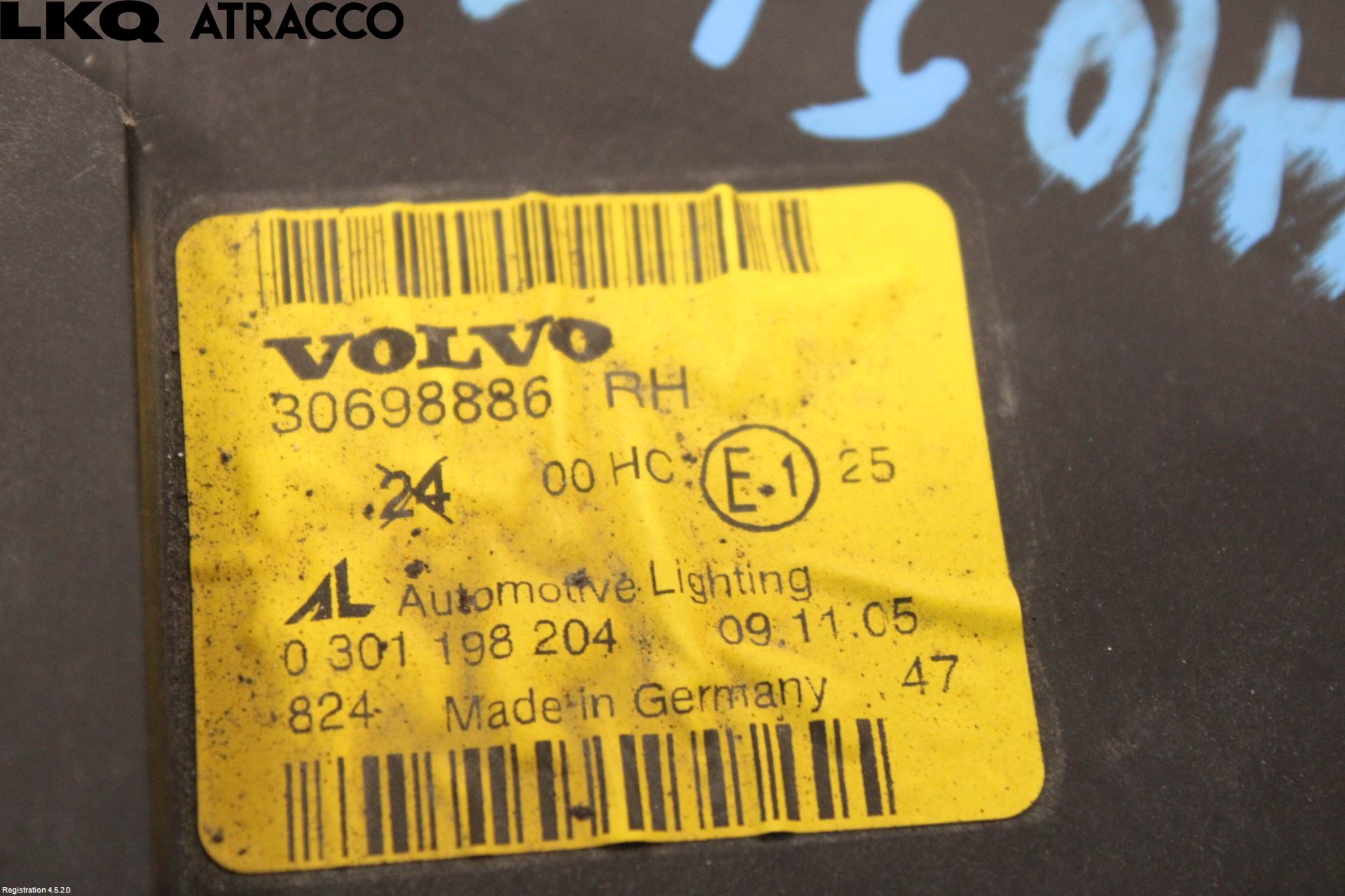 Volvo V50 04-07 Frontlykt Høyre