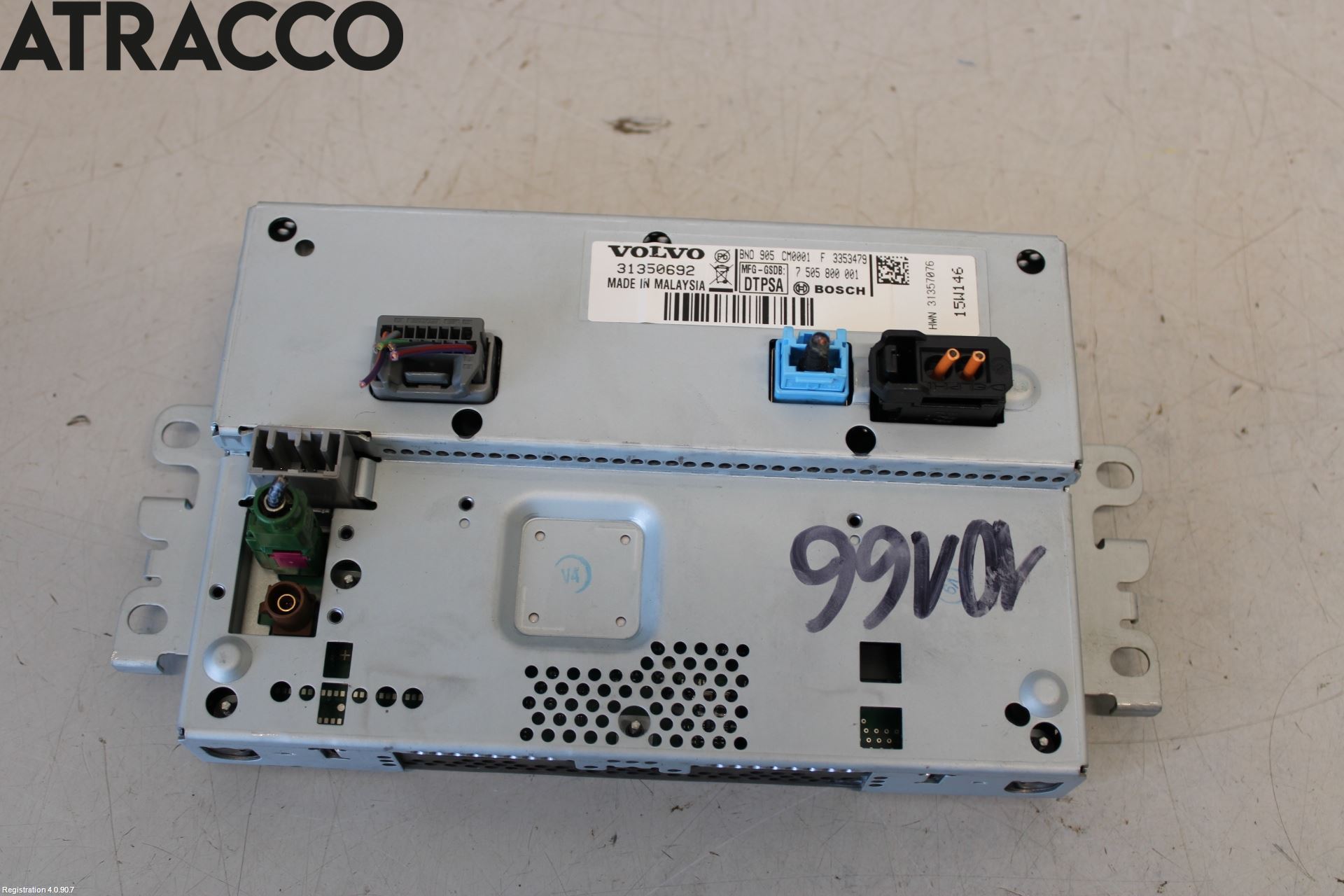 Volvo V70 08-13 Multifunktionsdisplay