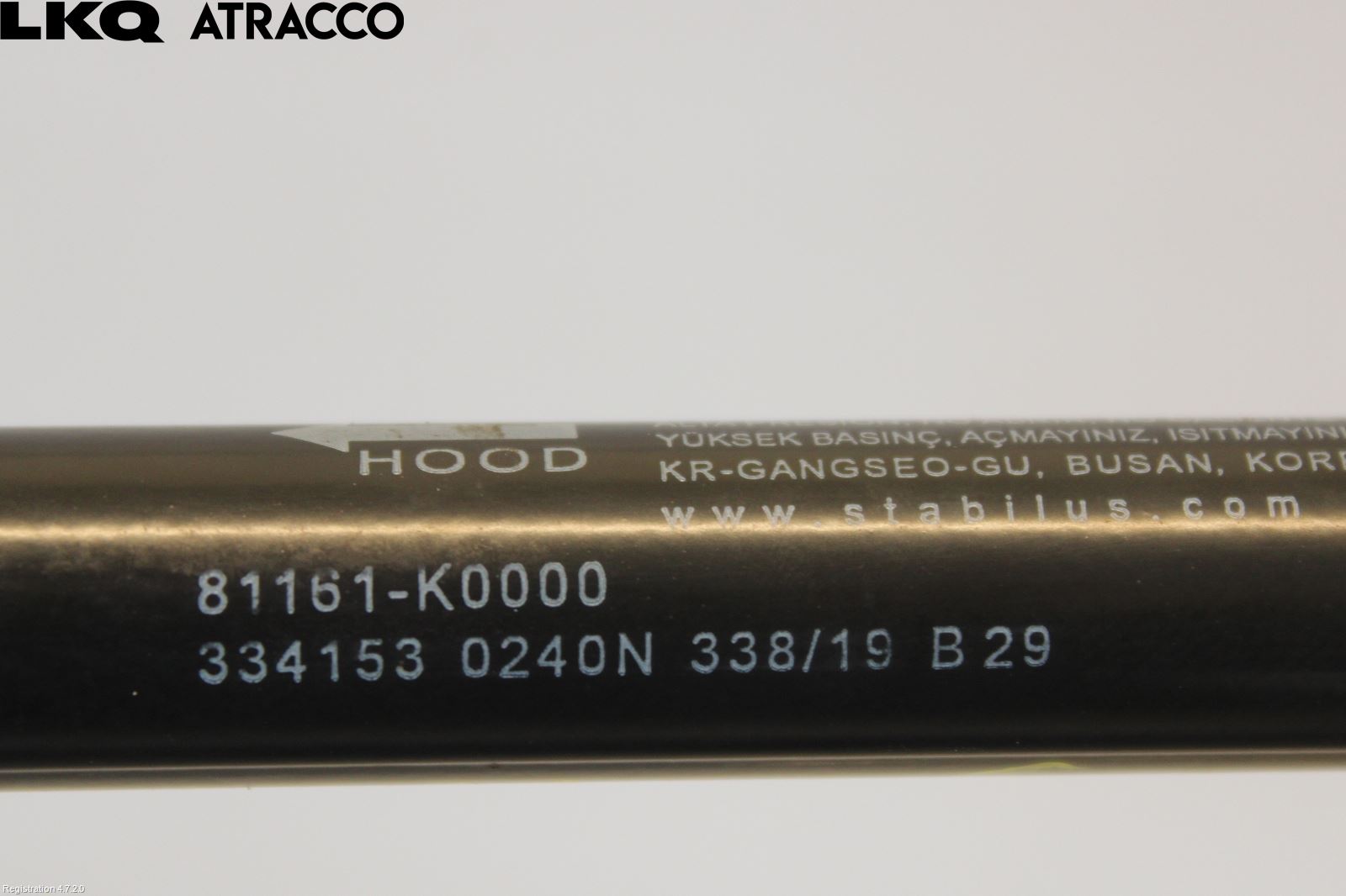 Kia SOUL 09- Panser Demper-Gassfjær