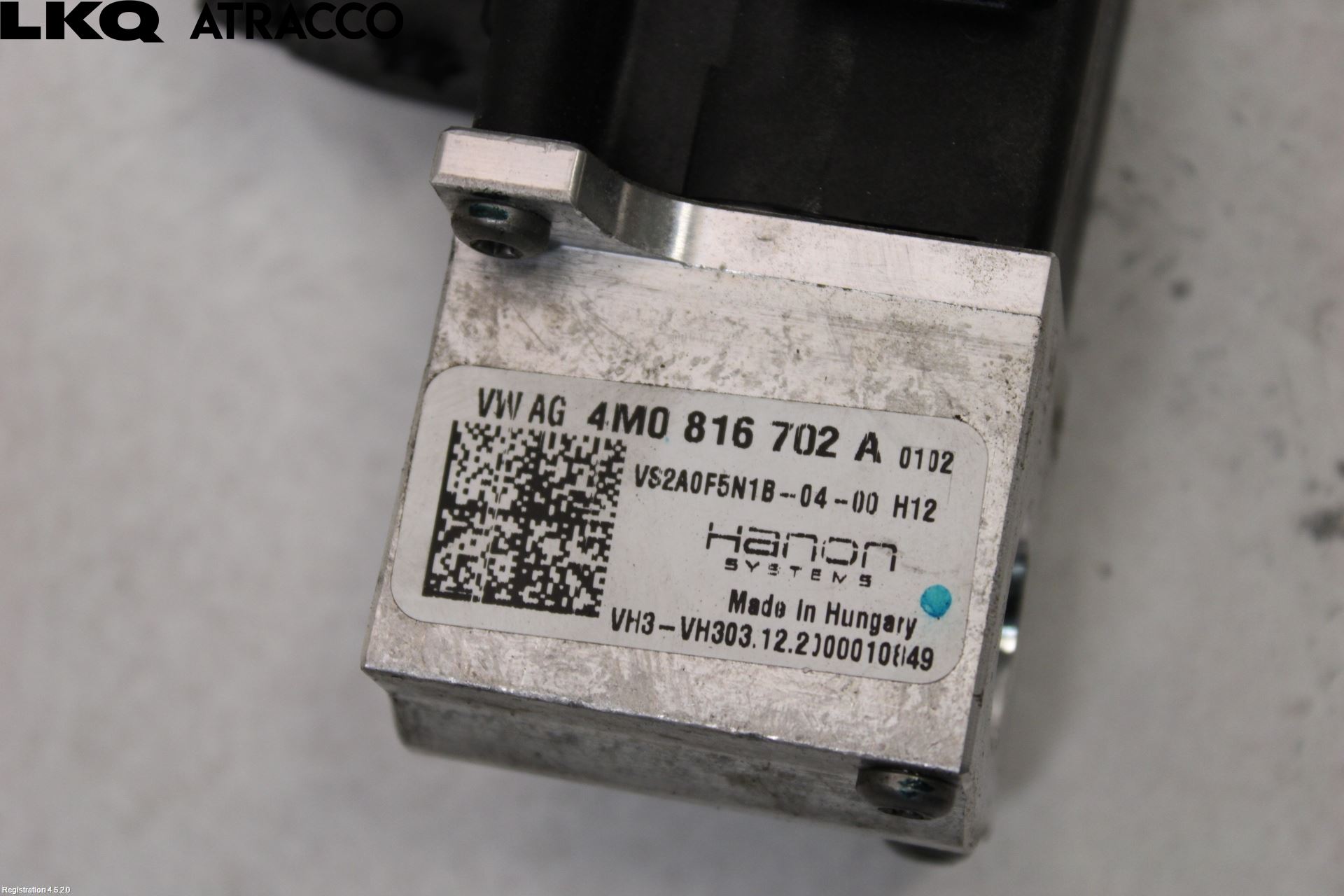 Porsche TAYCAN 20- Varmeventil