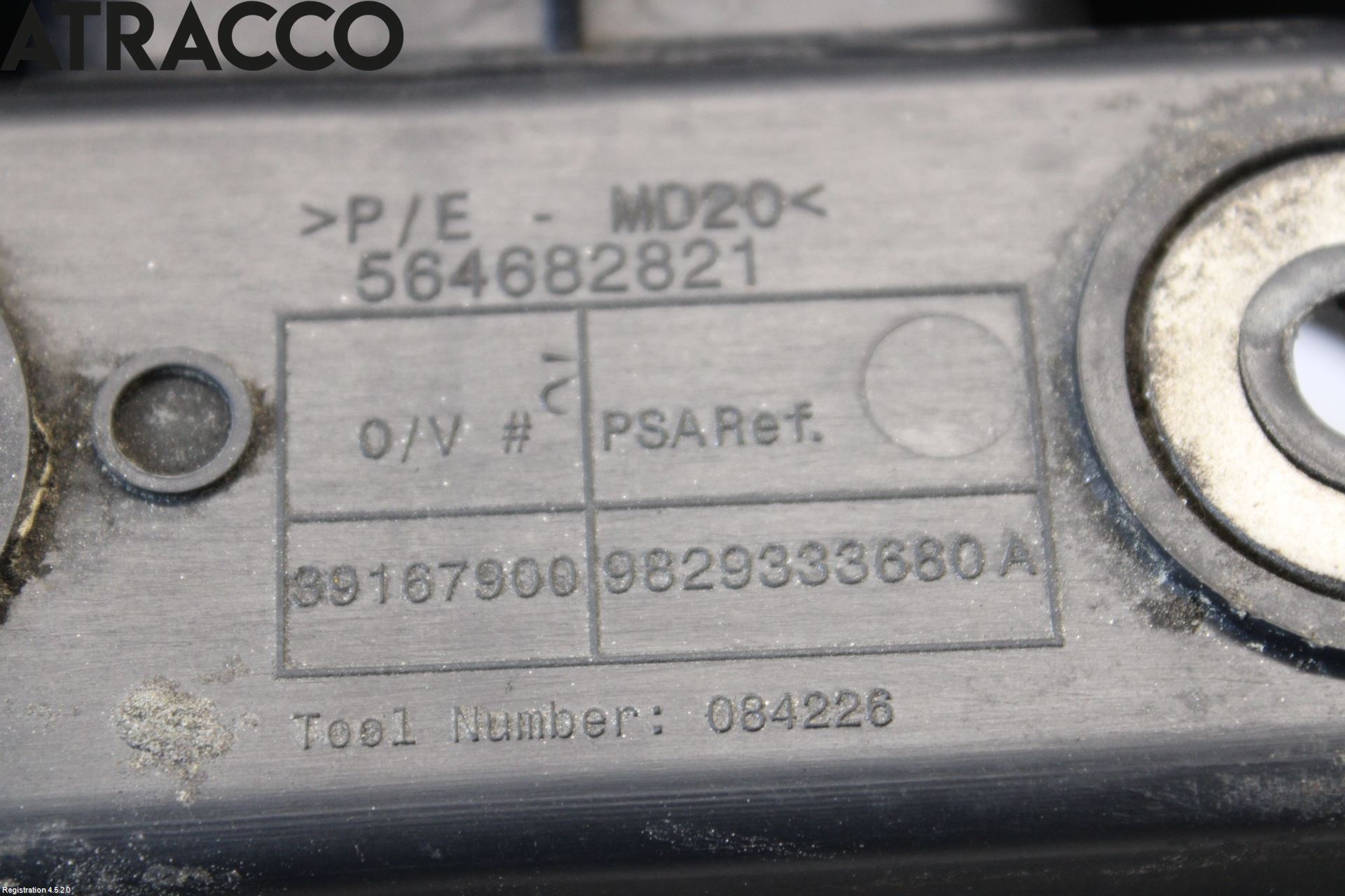 Opel CORSA F, CORSA-E 20- Støtfangerfeste Bak Høyre