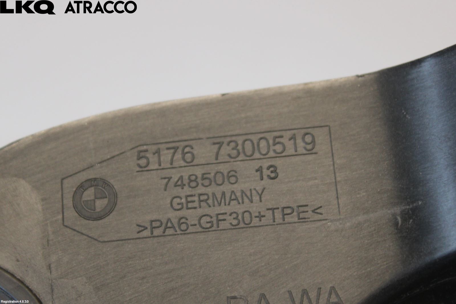 BMW 2 F45 Active Tourer 14-21 Visker Deksel-Grill-Under Frr