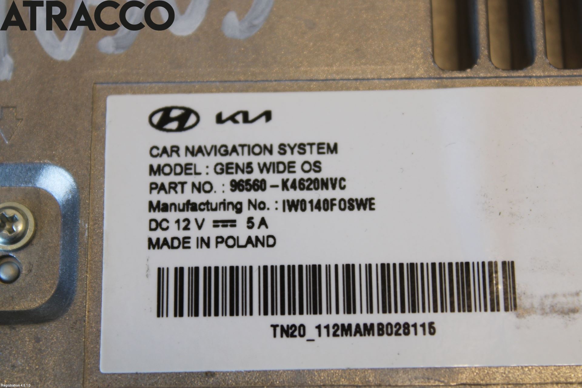 Hyundai KONA/ELECTRIC OS 18-23 Stereo Radio