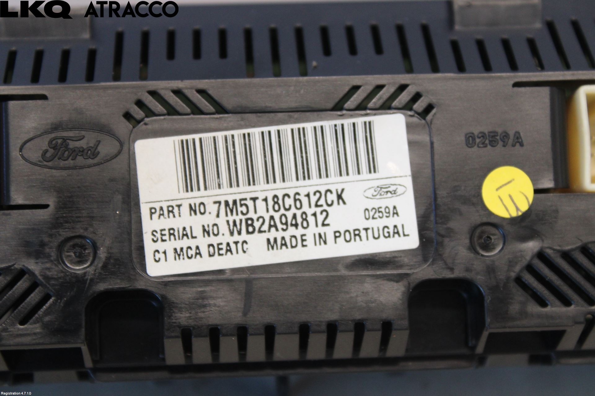 Ford KUGA 08-12 Varme Ac Betjening-Display