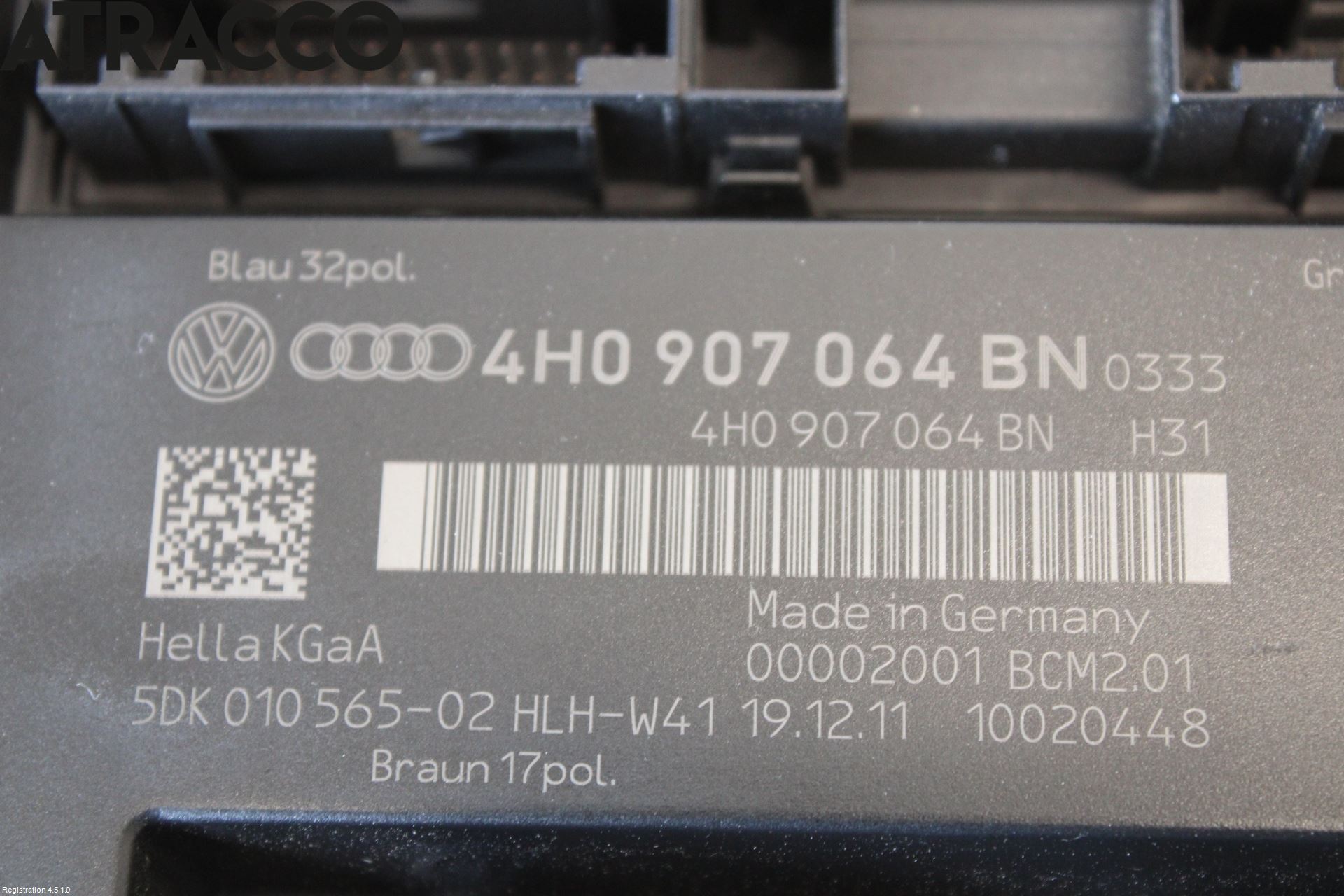 Audi A6/S6 4G 11-18 Styreenhet Klima