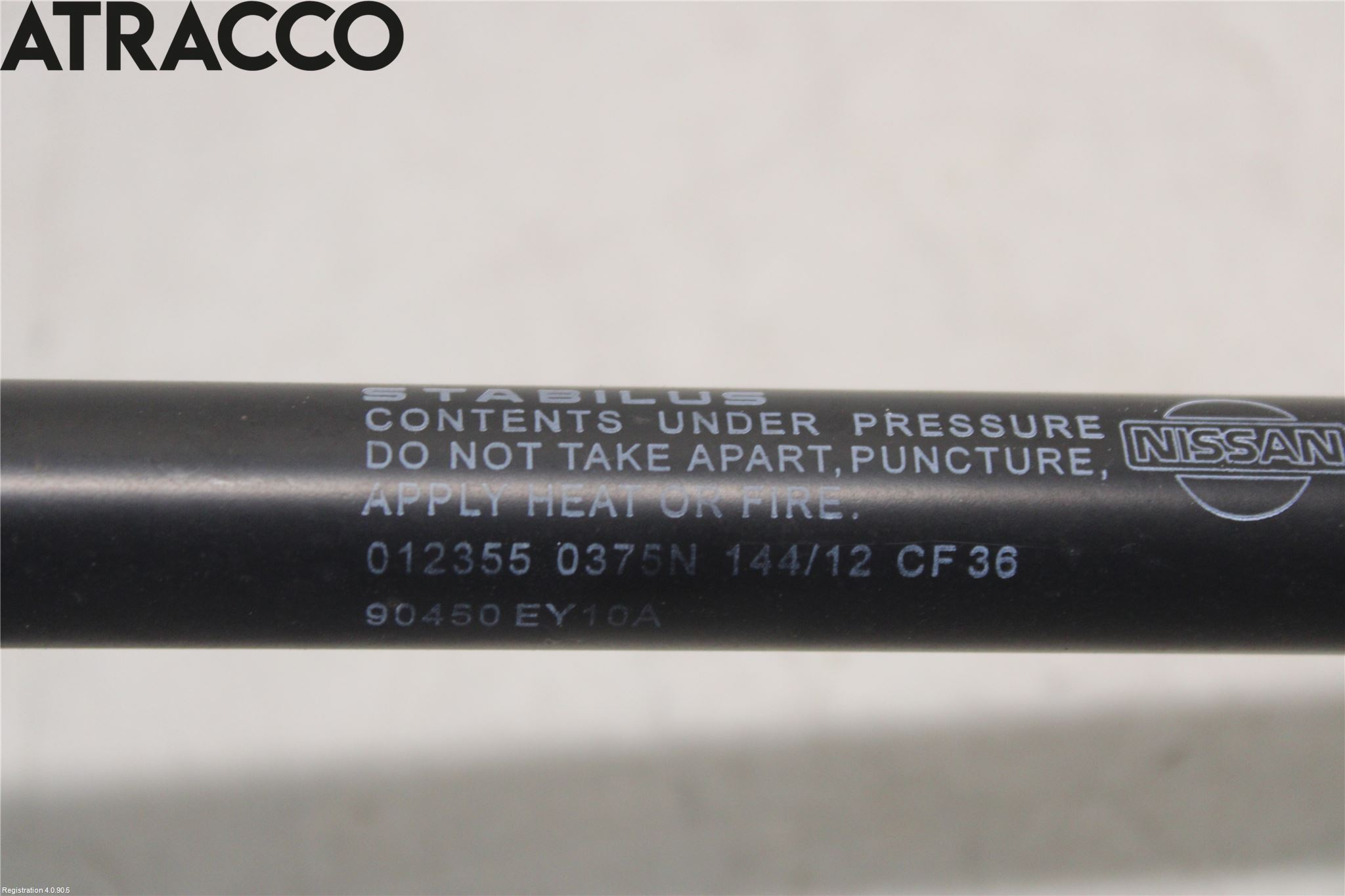 Nissan QASHQAI+2  10-14 Bakluke Demper-Gassfjær