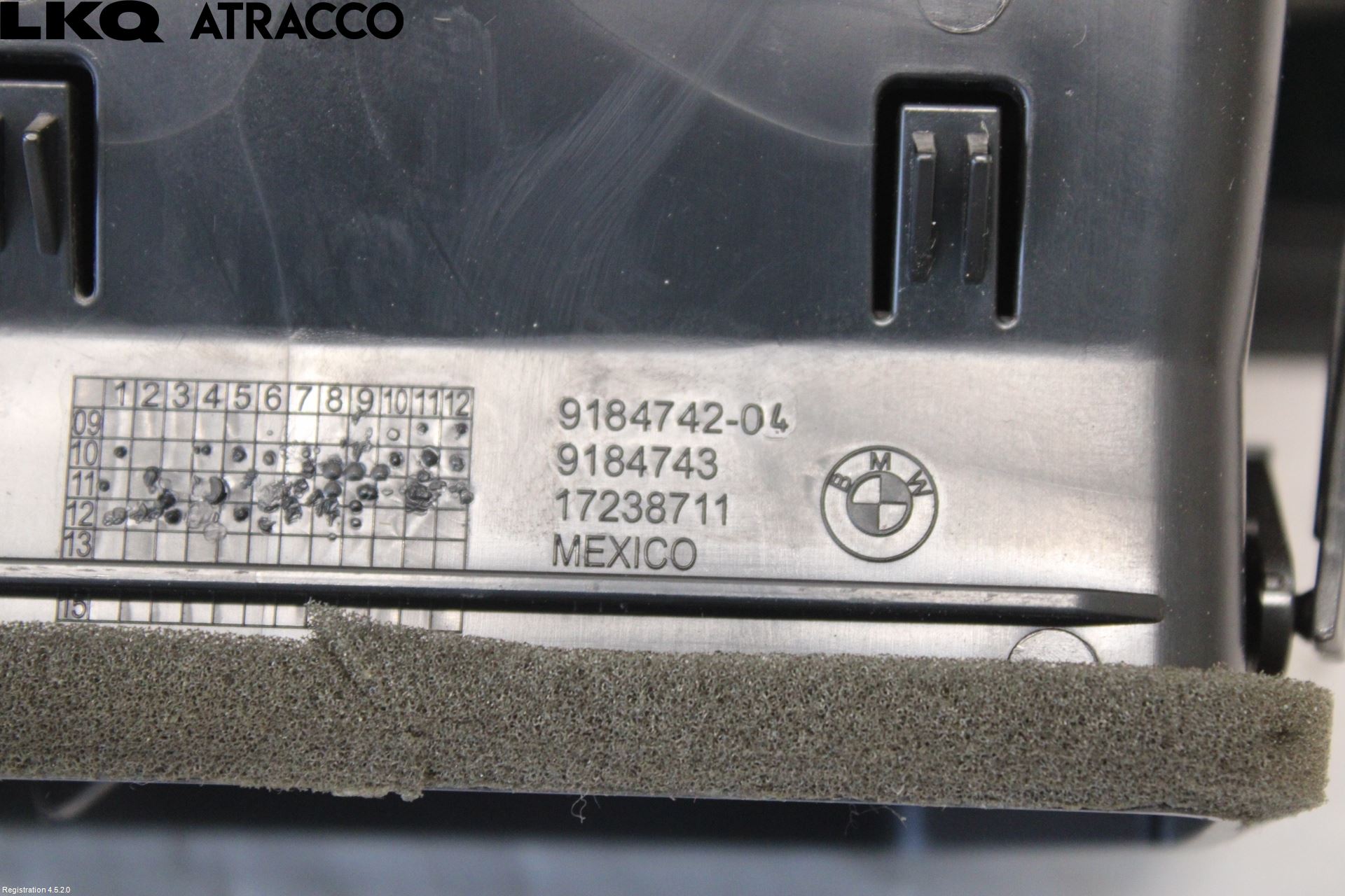 BMW X3 F25 10-17 Dashbord Kanal - Dyse