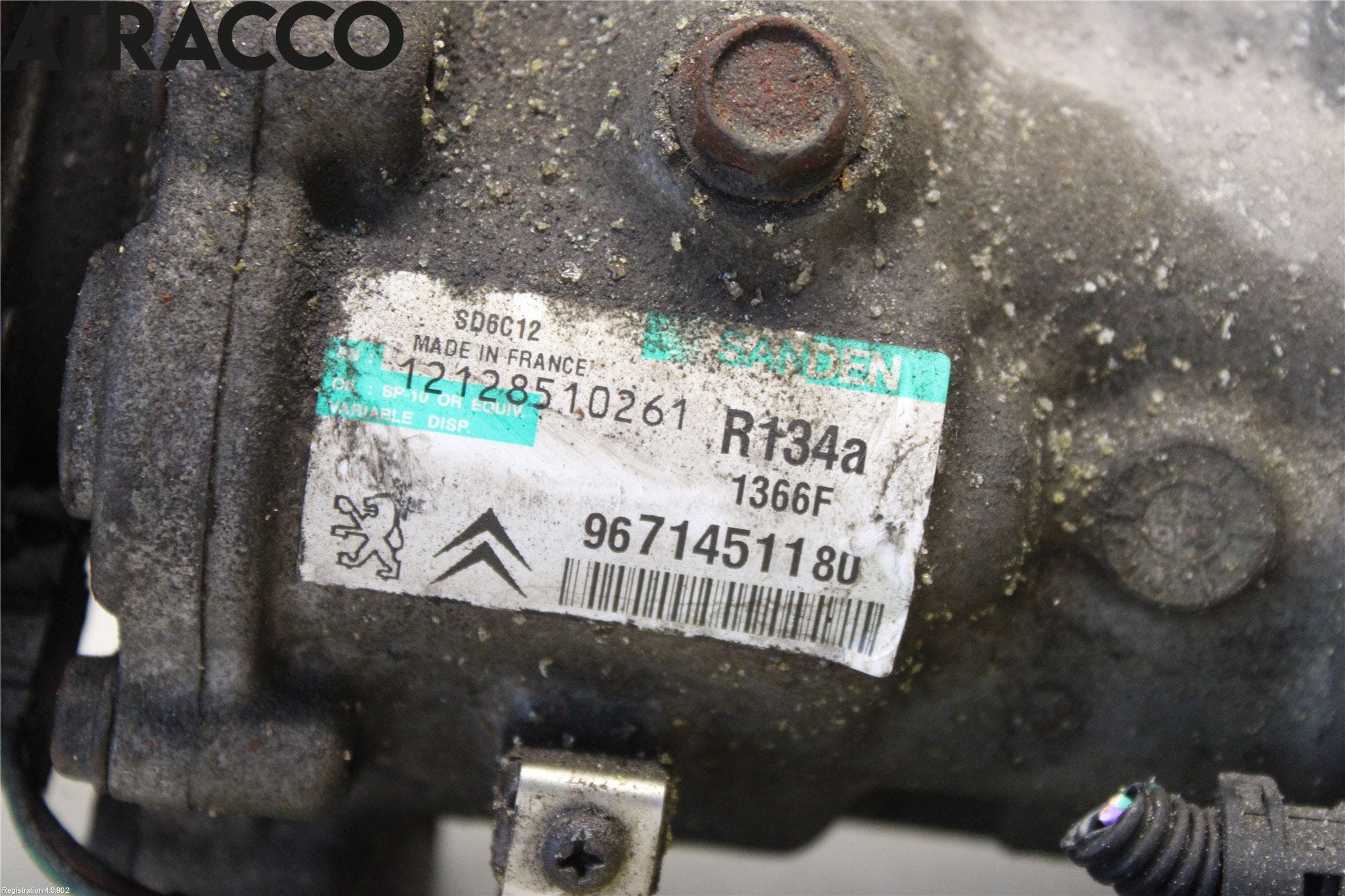 Peugeot 508 11-18 Varme Ac Kompressor