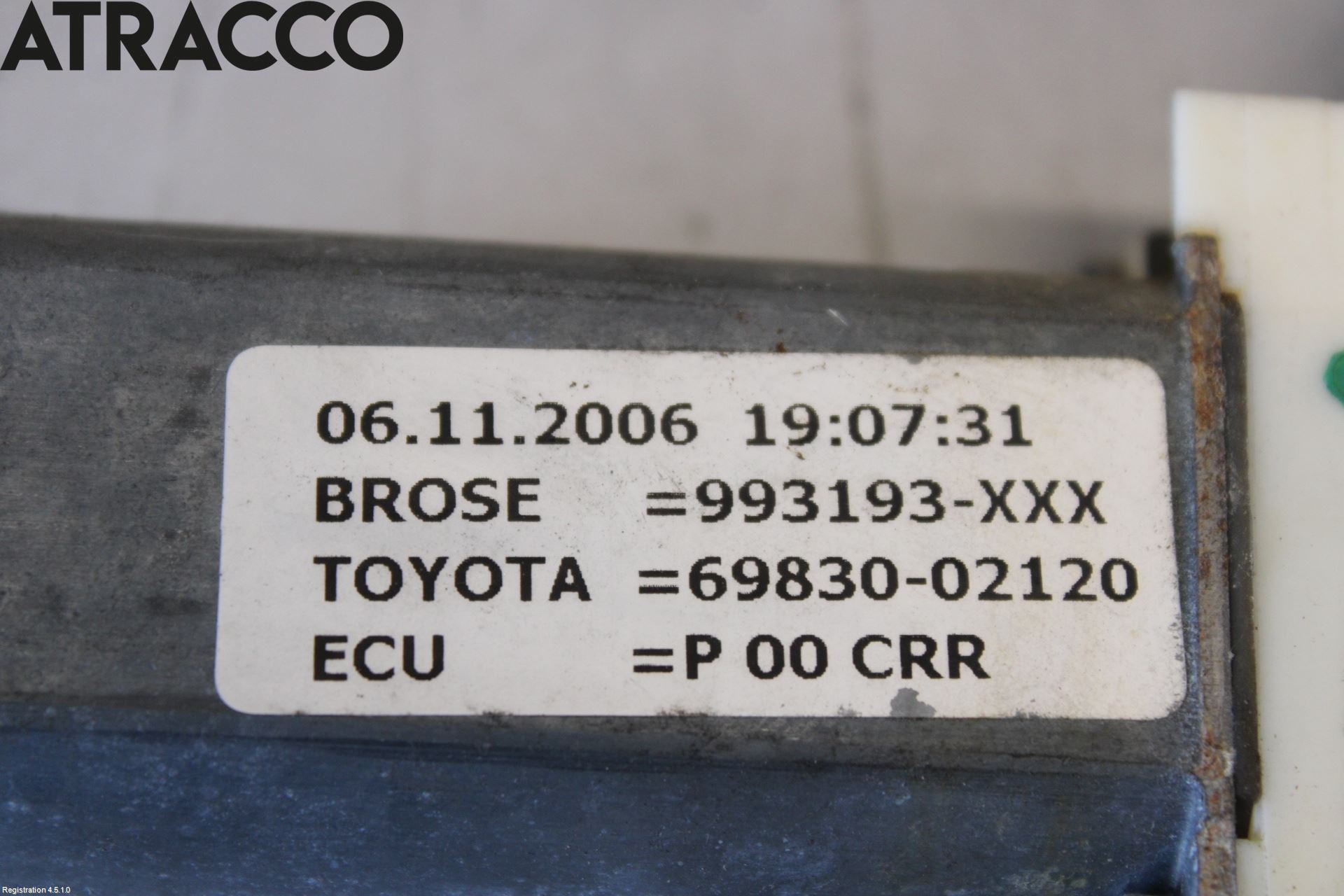 Toyota COROLLA 02-07 Vindusheis El Komp