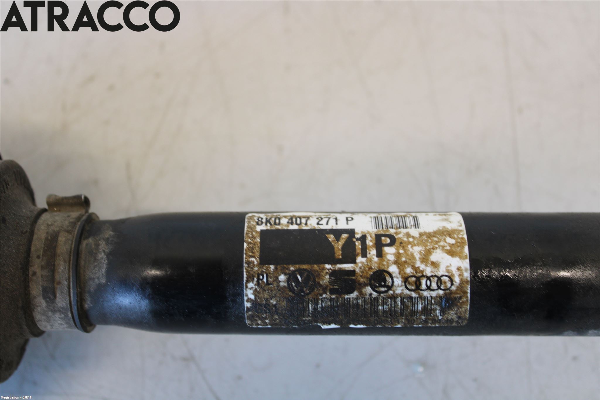 Audi A4/S4 08-11 Drivaksel Foran Kompl Venstre