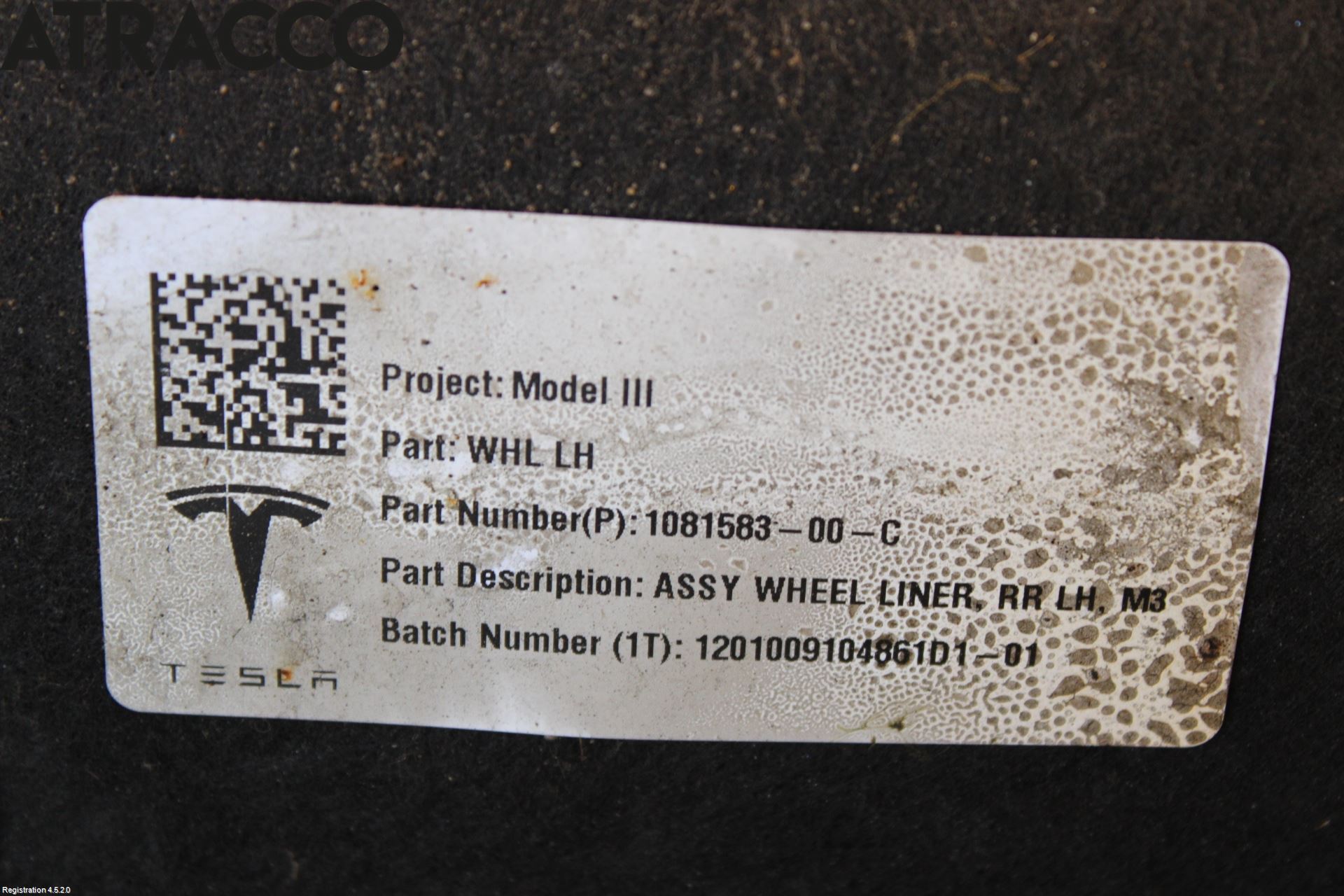 Tesla MODEL 3 17- Skjerm Indre