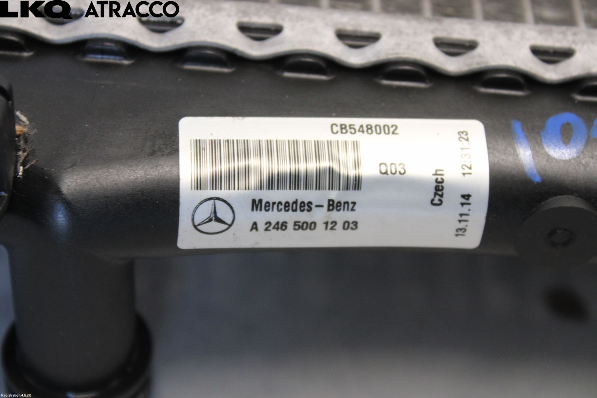 Mercedes-Benz MB B-KLASS (W246/W242) 12-19 Radiator Automat