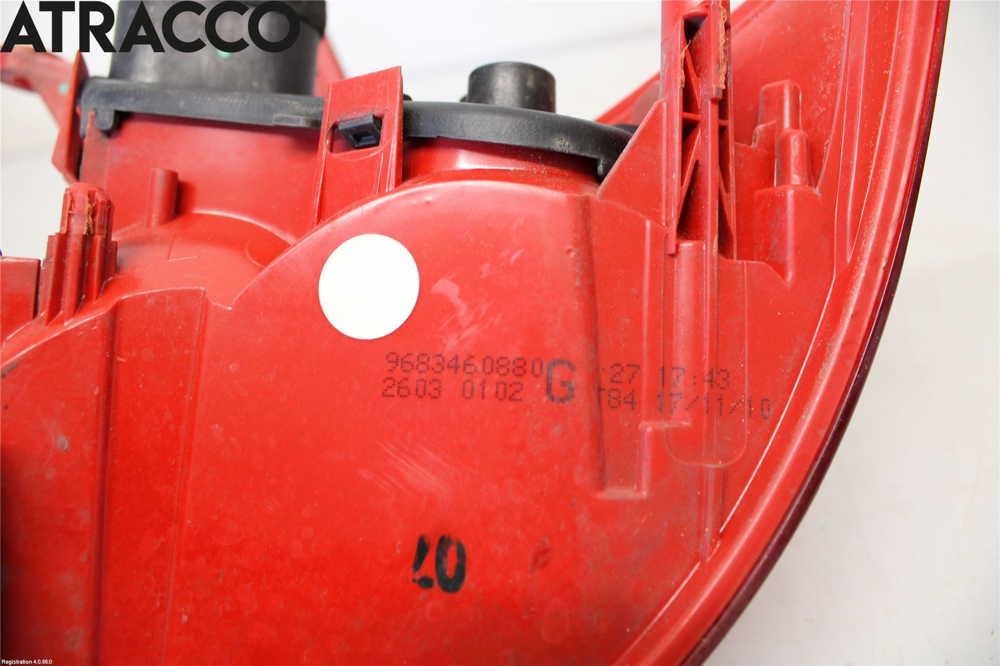 Peugeot 3008 09-16 Baklykt Venstre