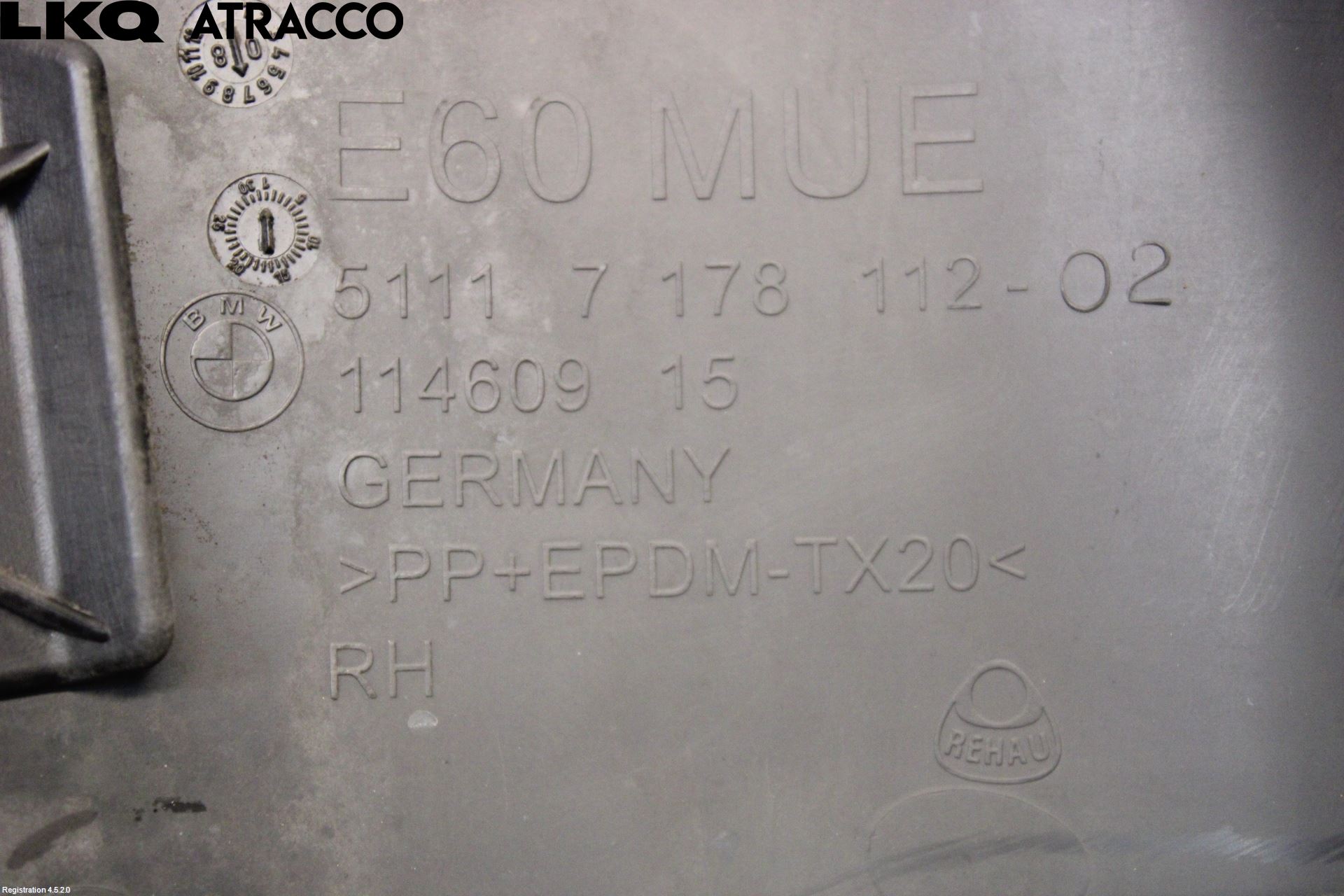 BMW 5 E60/61 Sed/Tou 02-10 Luftstyring Front