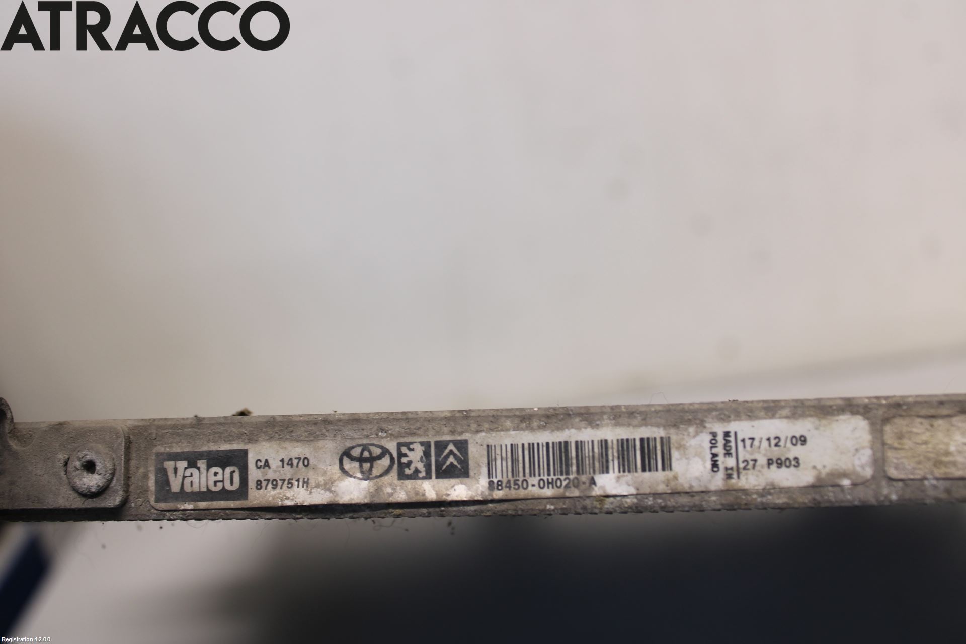 Toyota AYGO 06-14 Varme Ac Kondenser-Kjøler