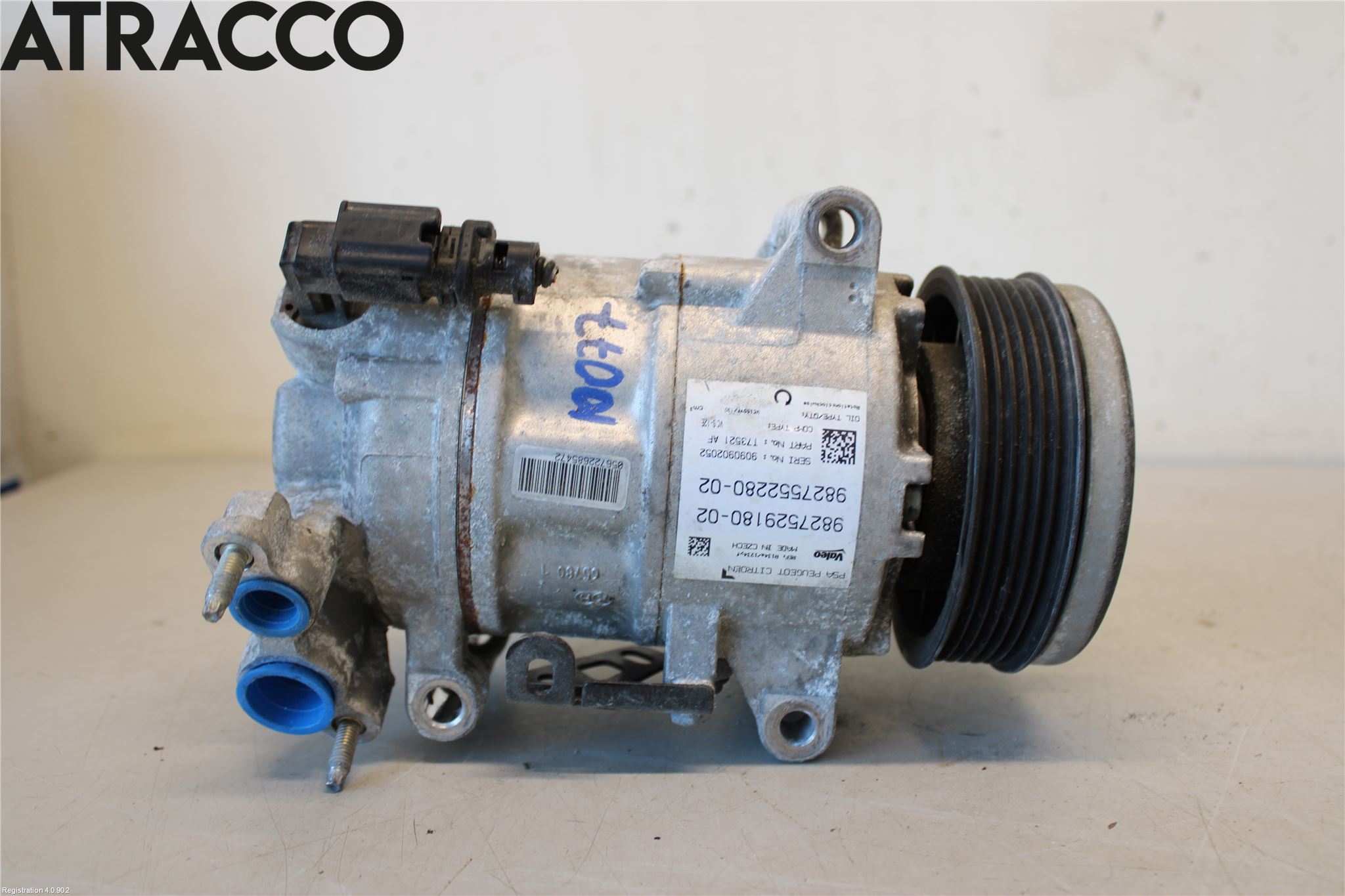 Peugeot 5008 17-24 Varme Ac Kompressor