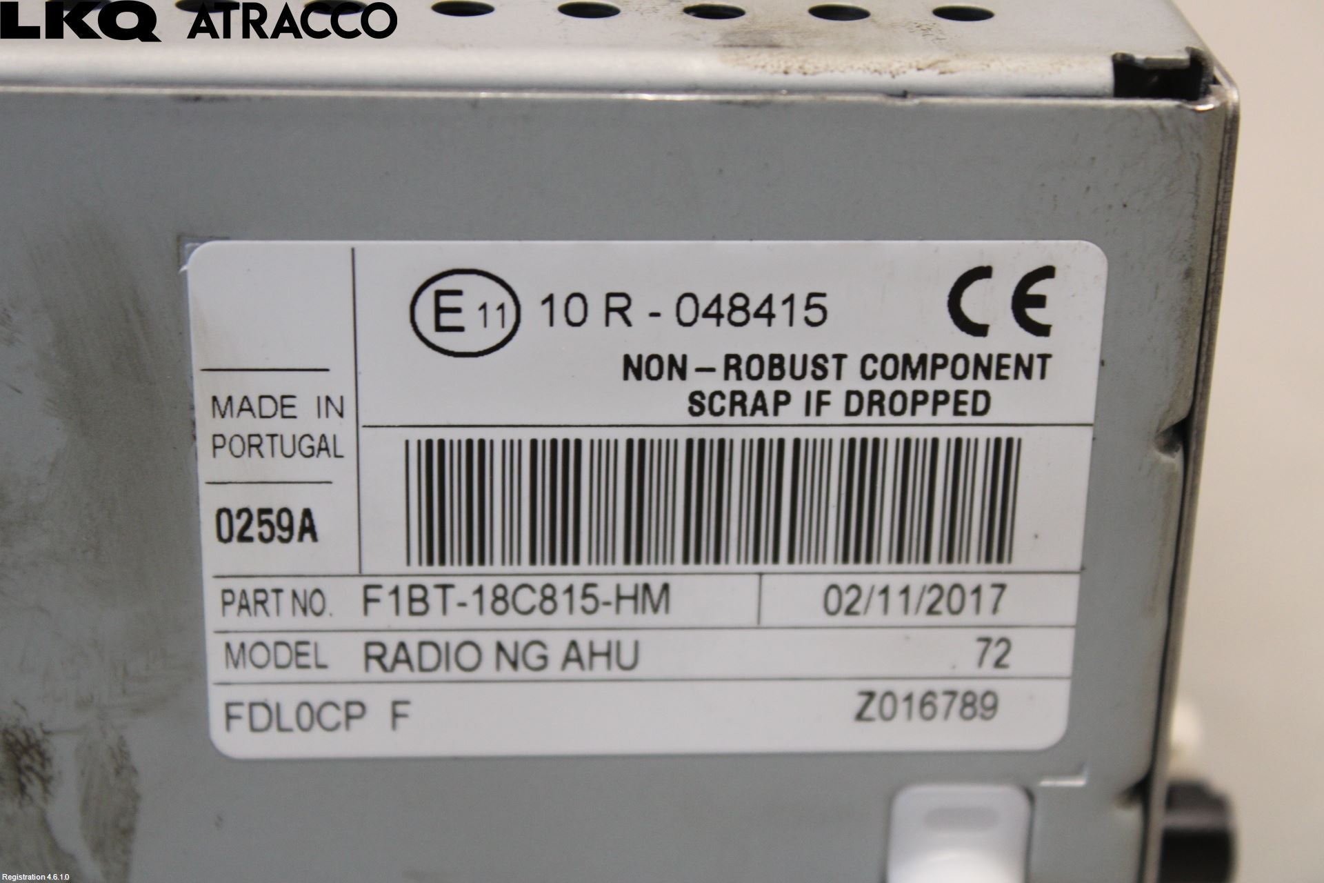 Ford TRANSIT CONNECT 09-13 Stereo Radio