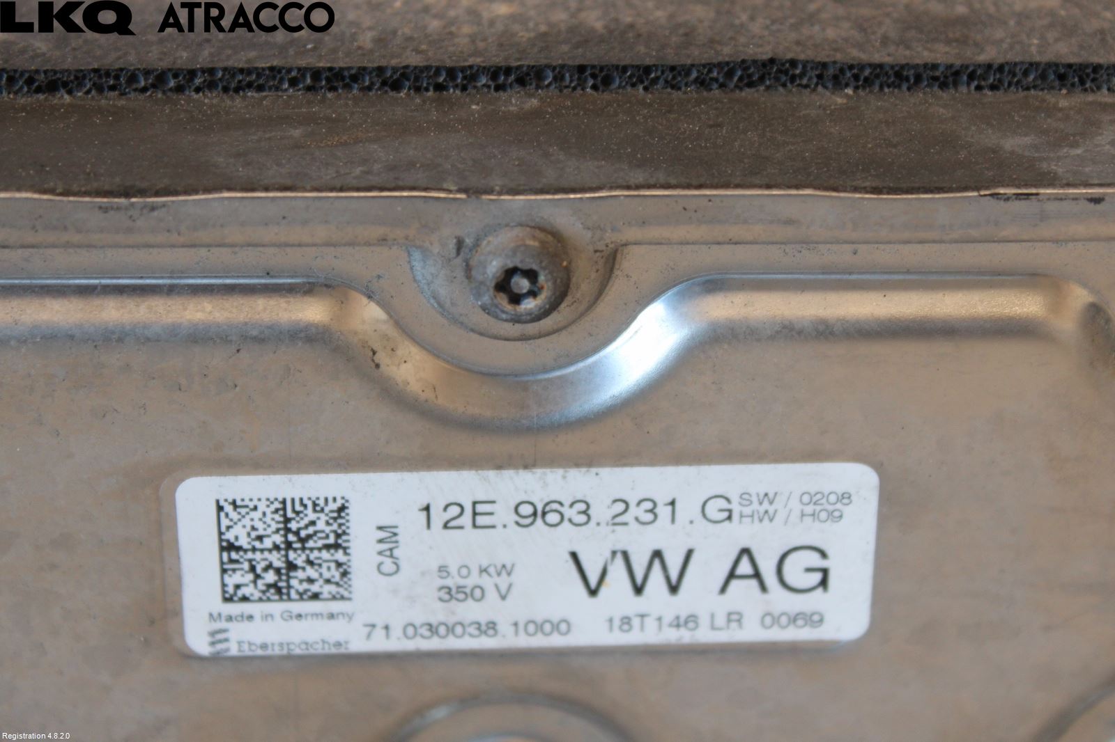 Volkswagen VW GOLF / E-GOLF VII 13-20 Motorvarmer Elektrisk