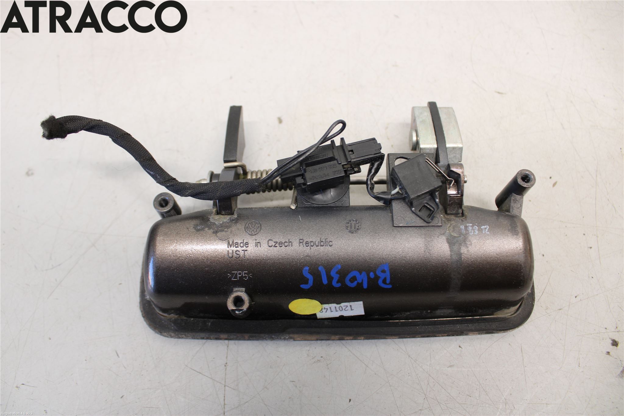 Volkswagen VW CADDY      04-10 Bakluke Handtak Ytre