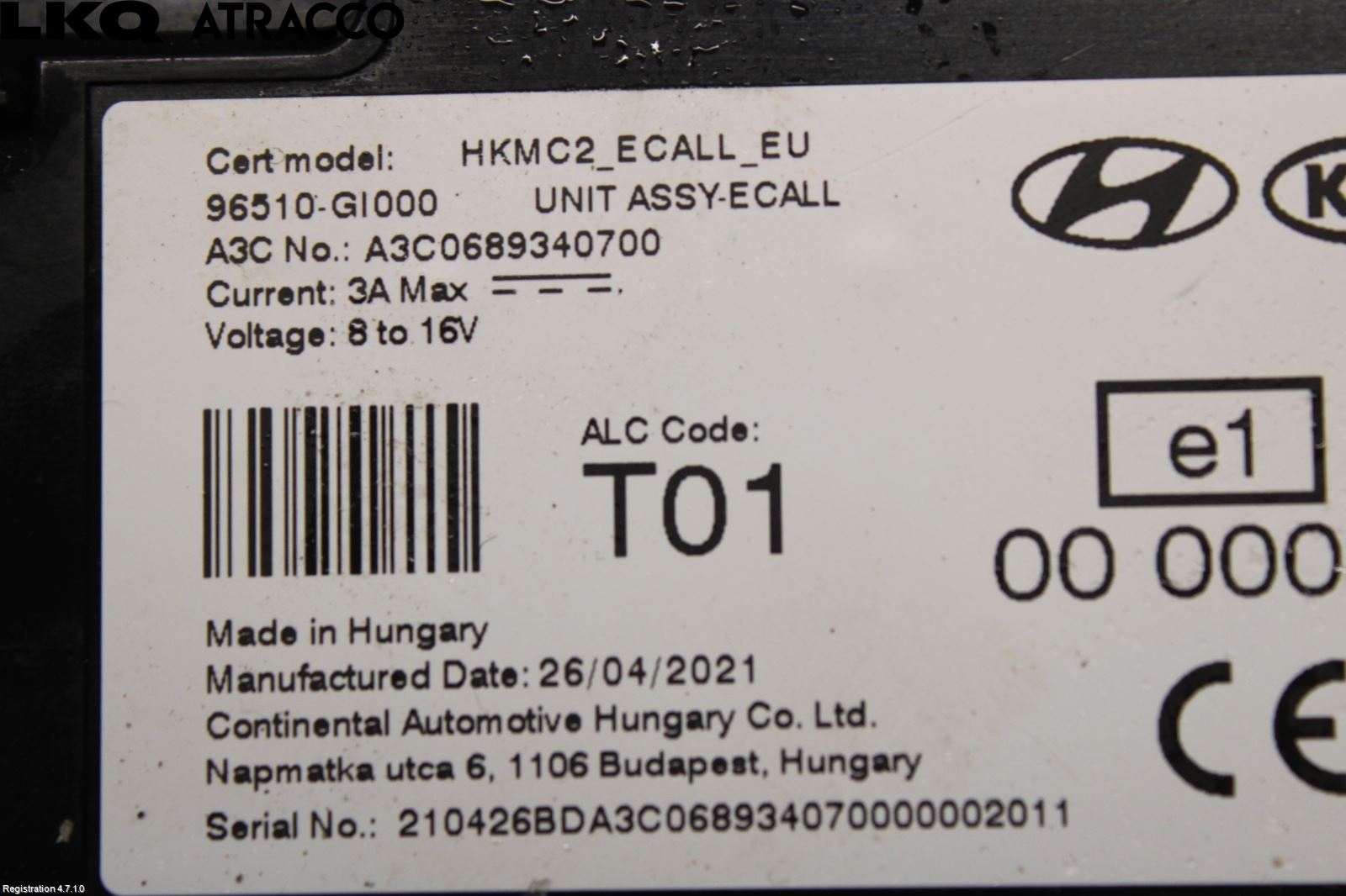 Hyundai IONIQ 5 NE 22- Styreenhet Øvrig