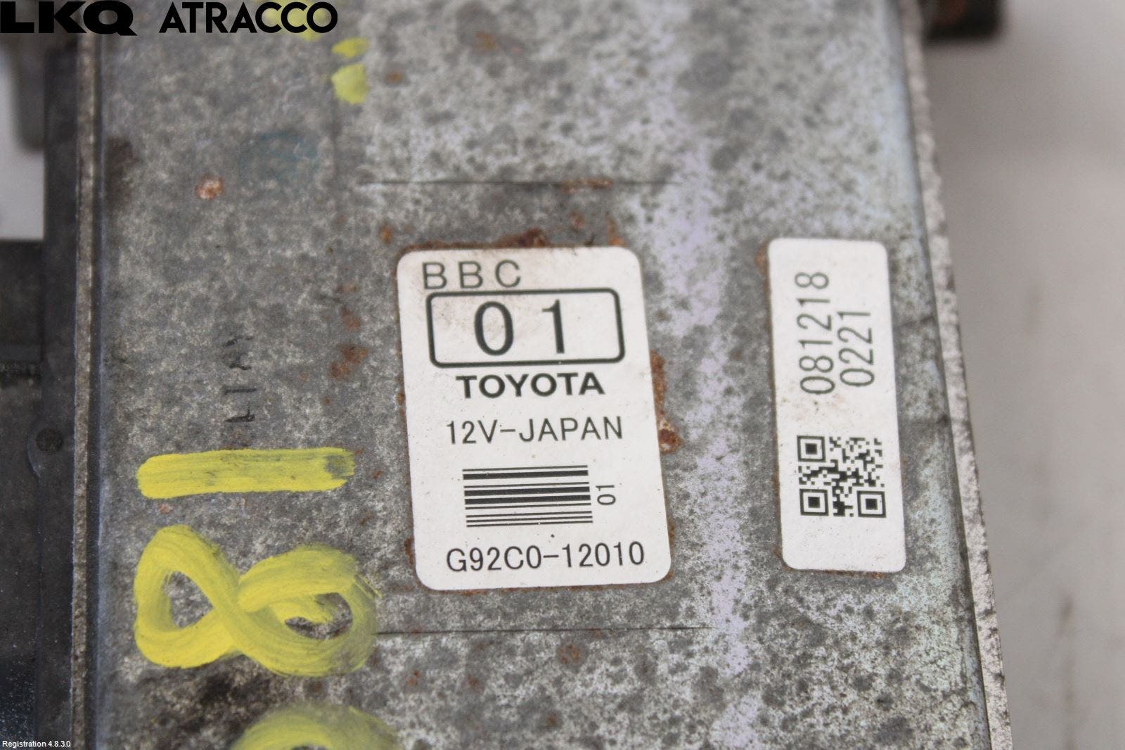 Toyota AURIS 10-12 Styreenhet Øvrig