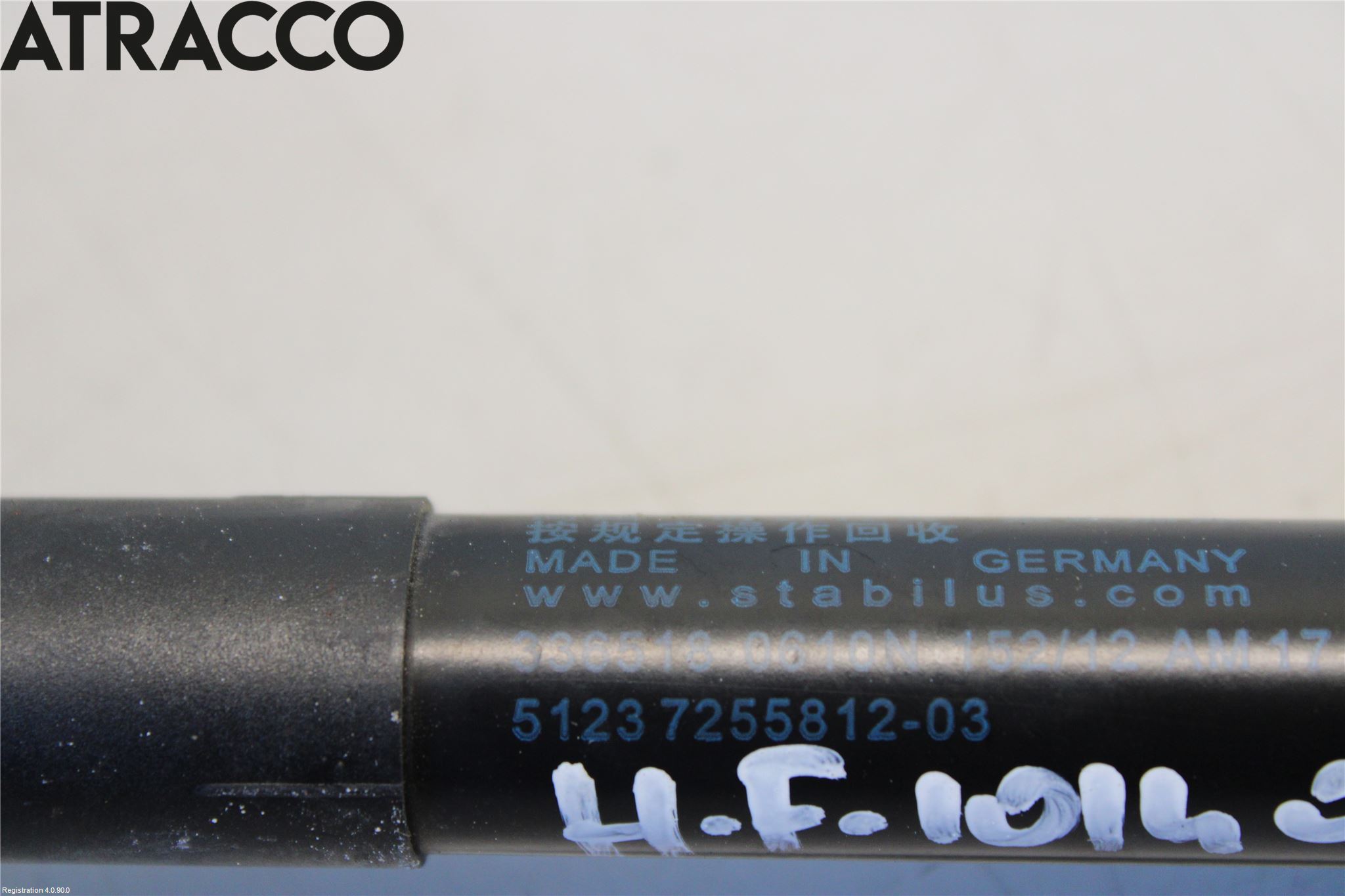BMW 3 F30/F31/F80 12-19 Panser Demper-Gassfjær